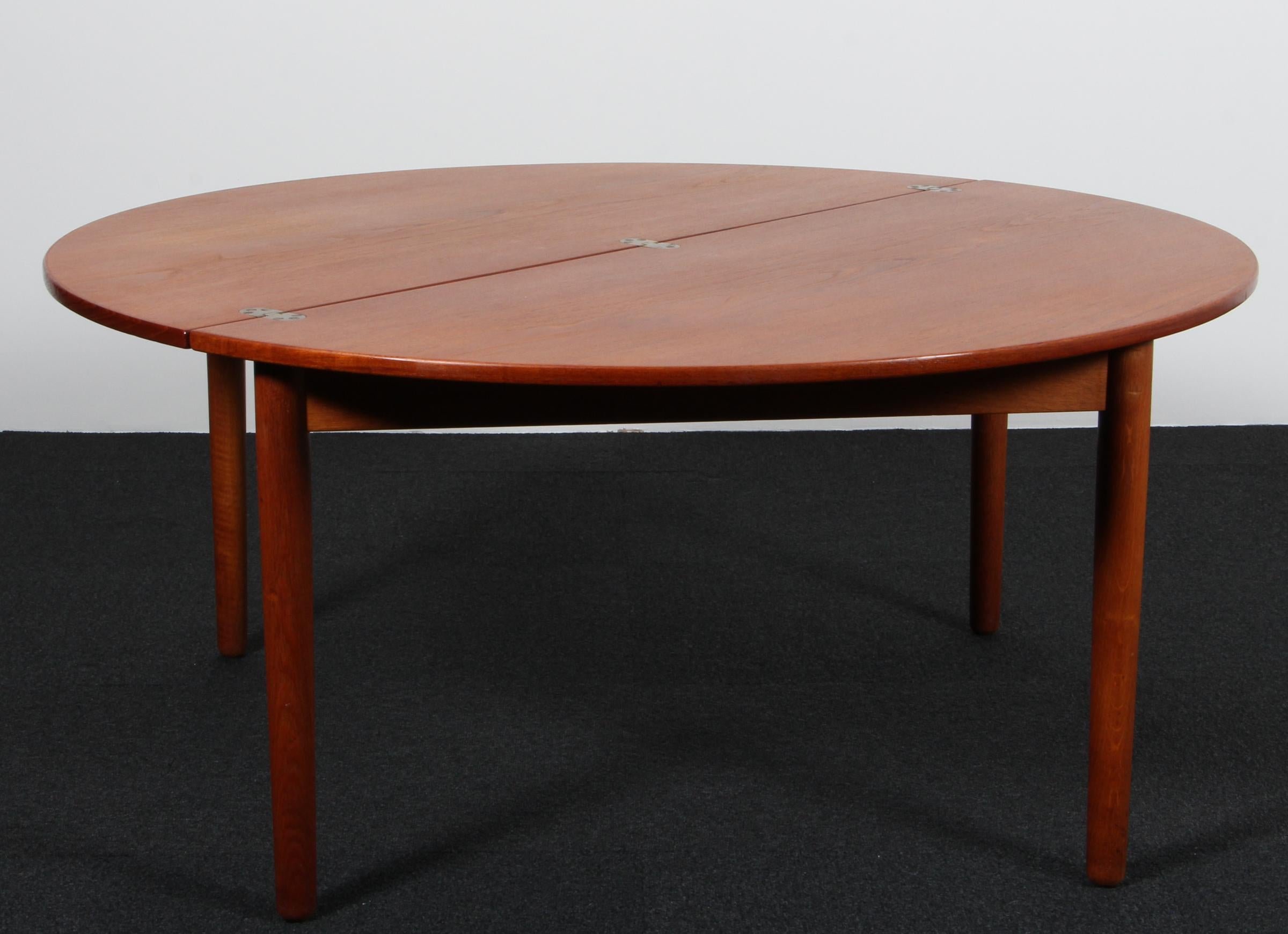 Mid-20th Century Poul M. Volther coffe table in teak and oak. 1960s For Sale