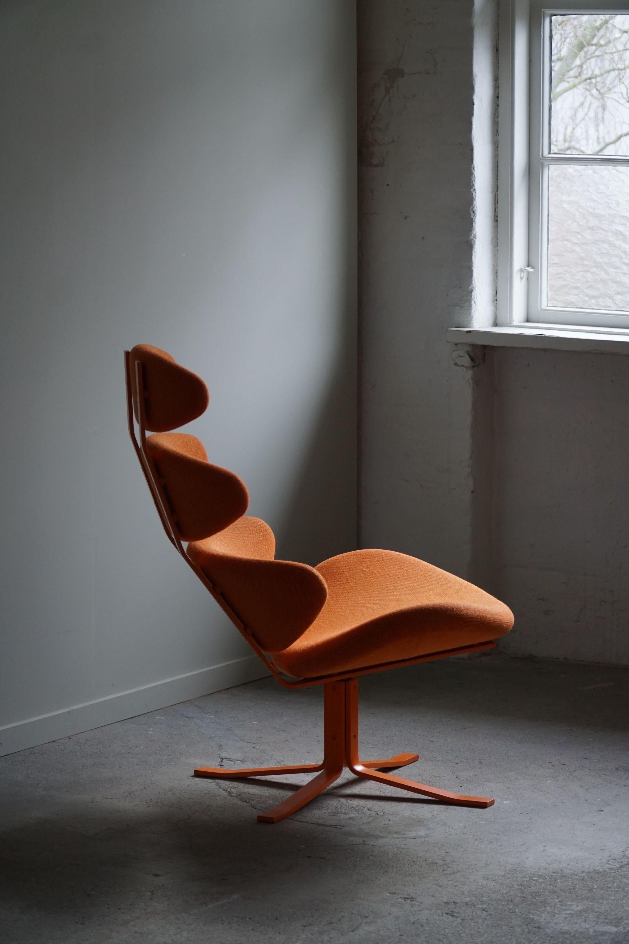 Steel Poul M. Volther, “Corona” Easy Chair, Special Edition for Arken Art Museum For Sale