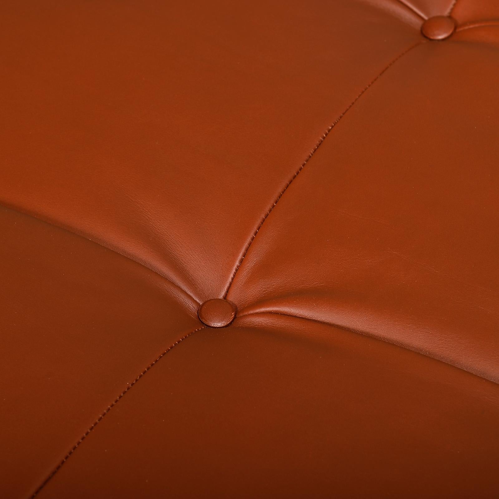 Poul M. Volther Daybed in Beech wood and Leather for FDB Møbler, Denmark 1960s 2