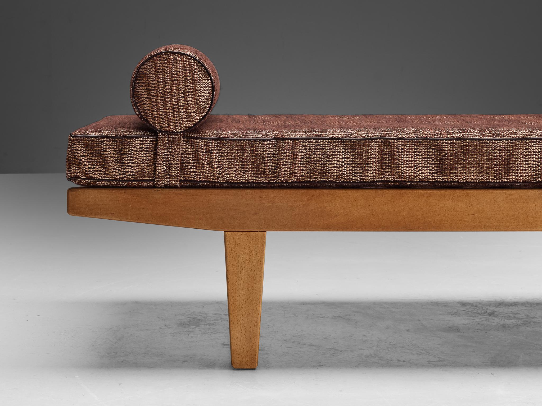 Poul M. Volther for FDB Møbler Daybed in Wood In Good Condition For Sale In Waalwijk, NL
