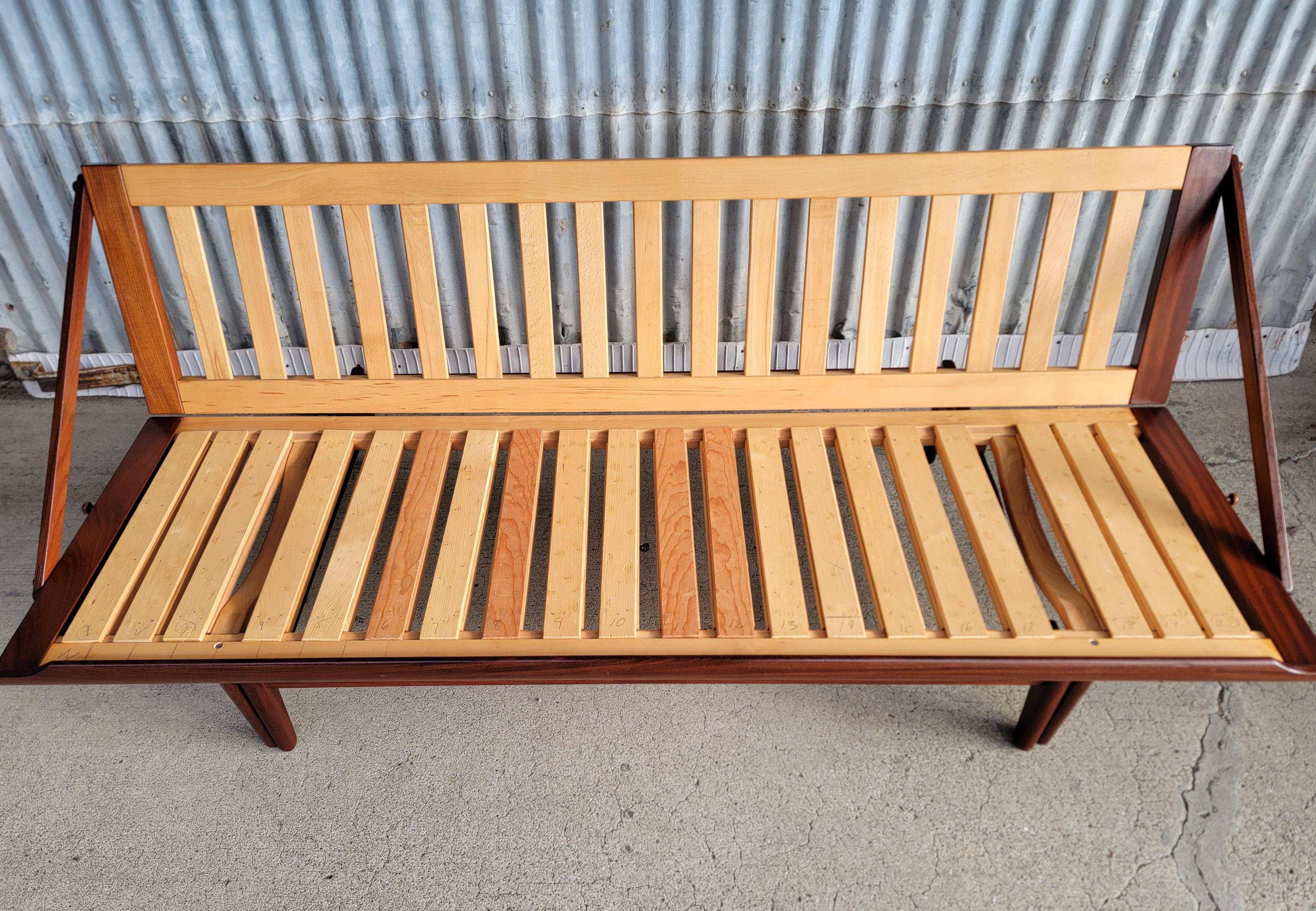 Poul M. Volther for Frem Røjle Danish Modern Sofa Sleeper For Sale 6