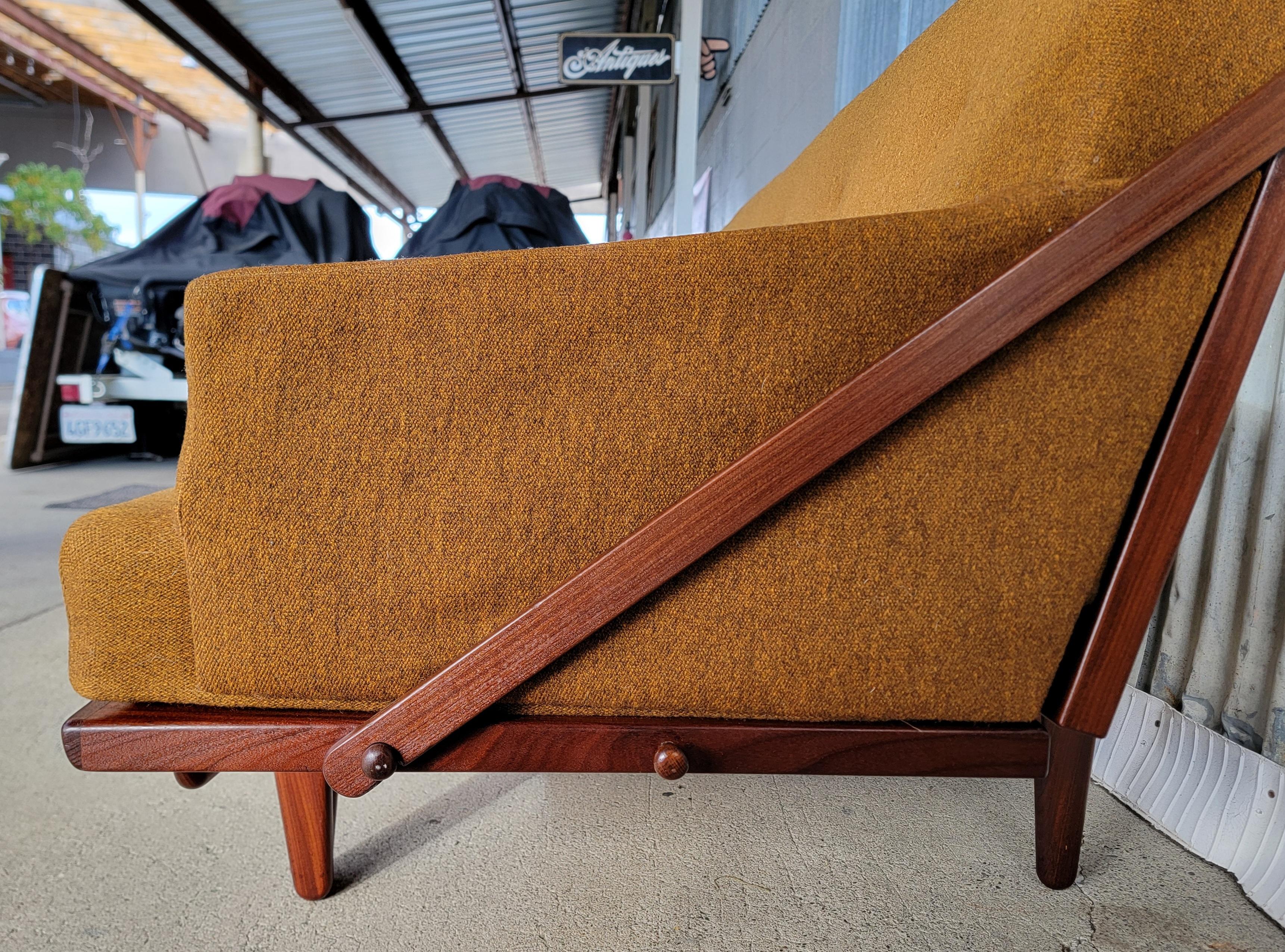 Poul M. Volther for Frem Røjle Danish Modern Sofa Sleeper For Sale 12