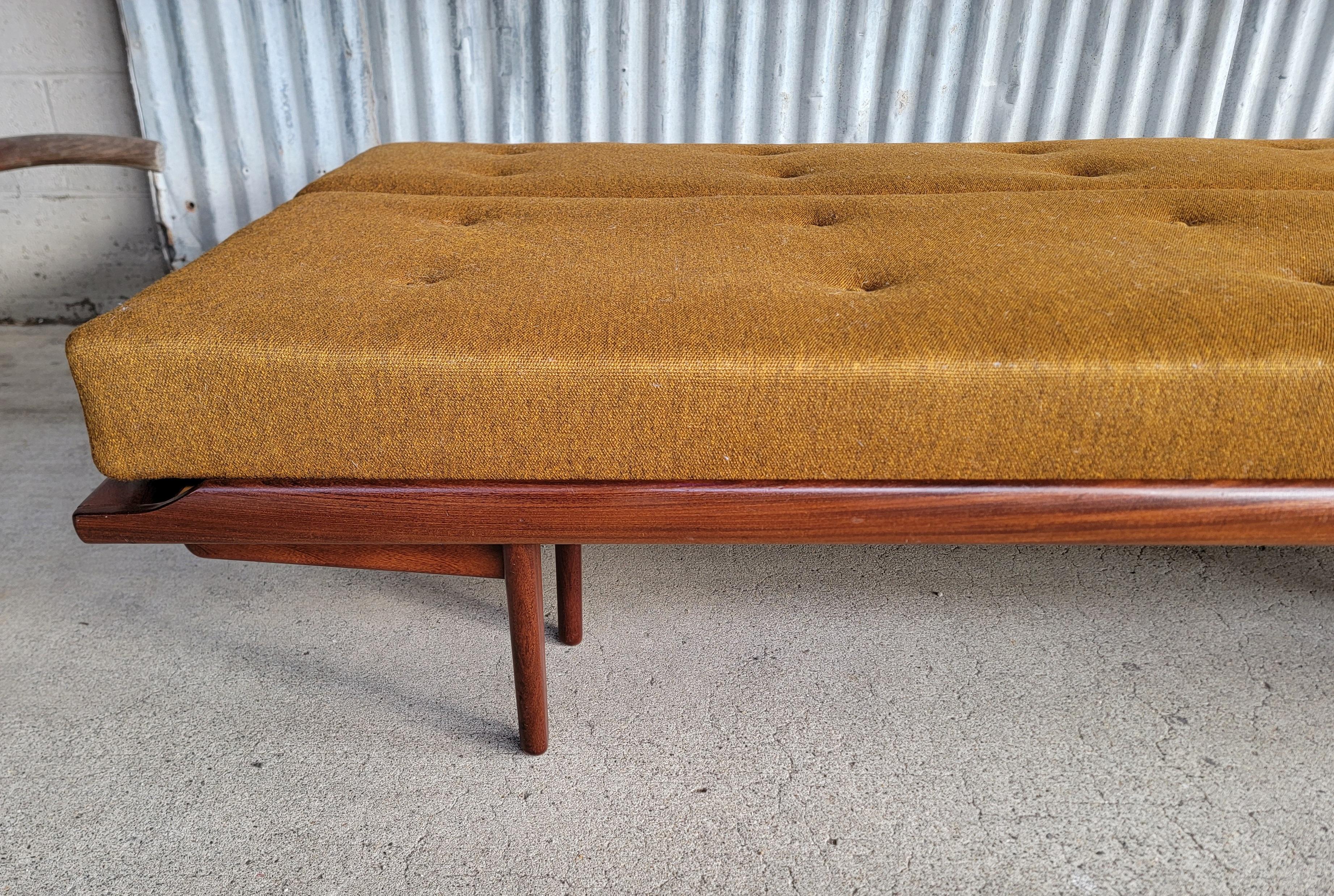 20th Century Poul M. Volther for Frem Røjle Danish Modern Sofa Sleeper For Sale