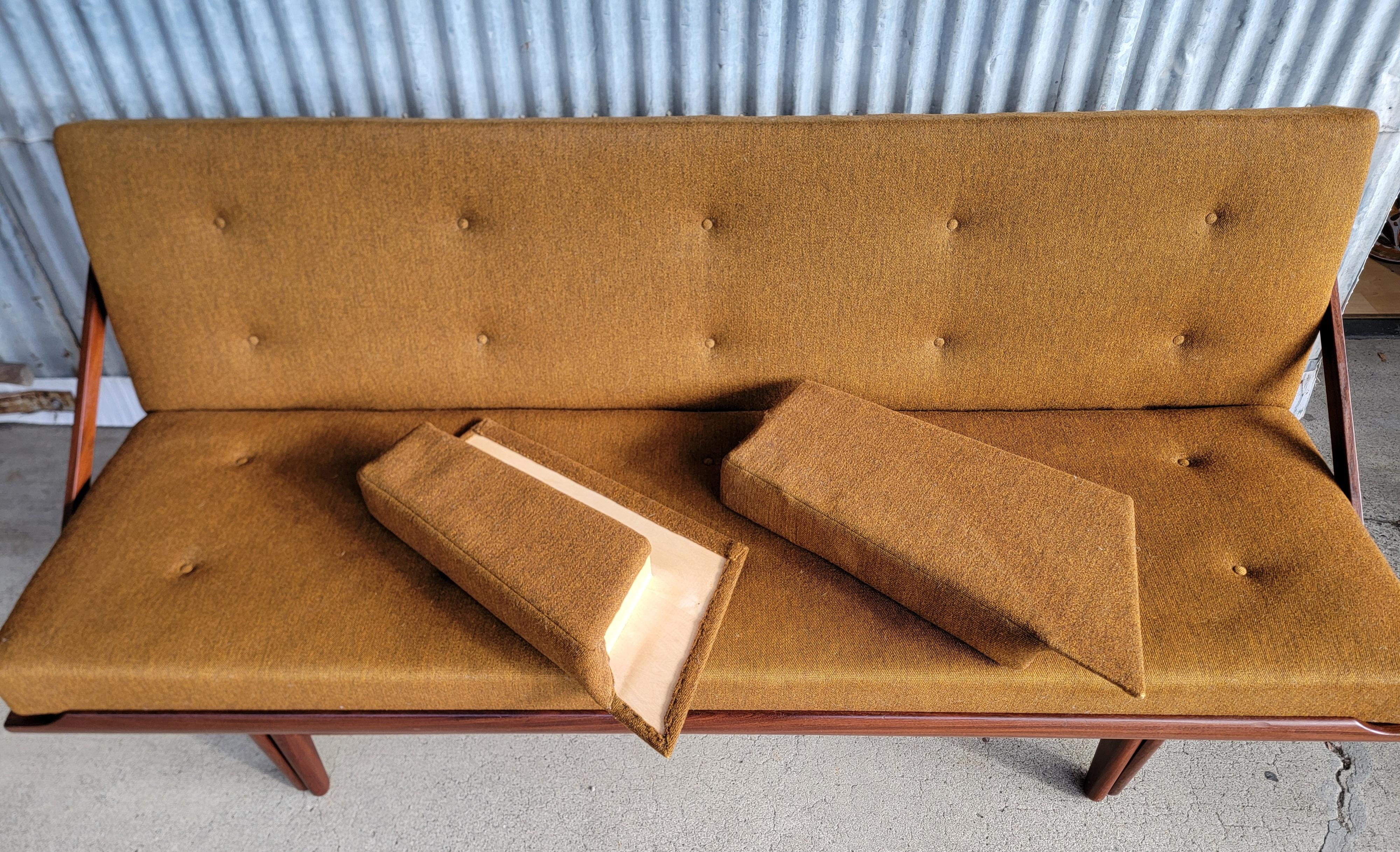 Poul M. Volther for Frem Røjle Danish Modern Sofa Sleeper For Sale 2