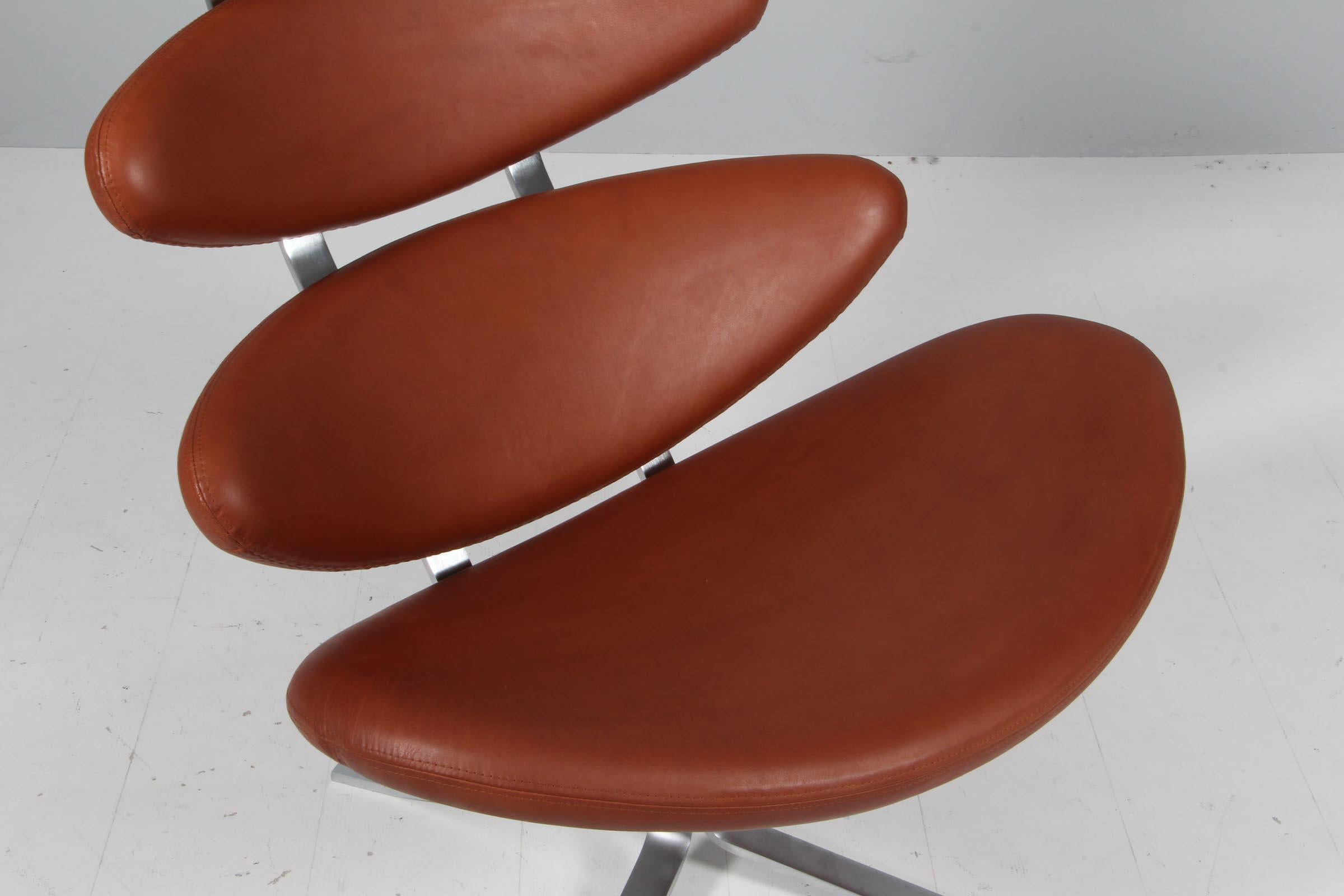 Scandinavian Modern Poul M. Volther Lounge Chair, Corona