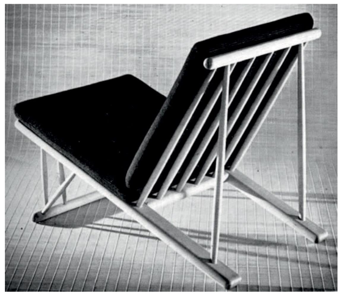 Poul M. Volther Model J58 Lounge Chair in Beech for FDB Møbler, Denmark, 1954 4