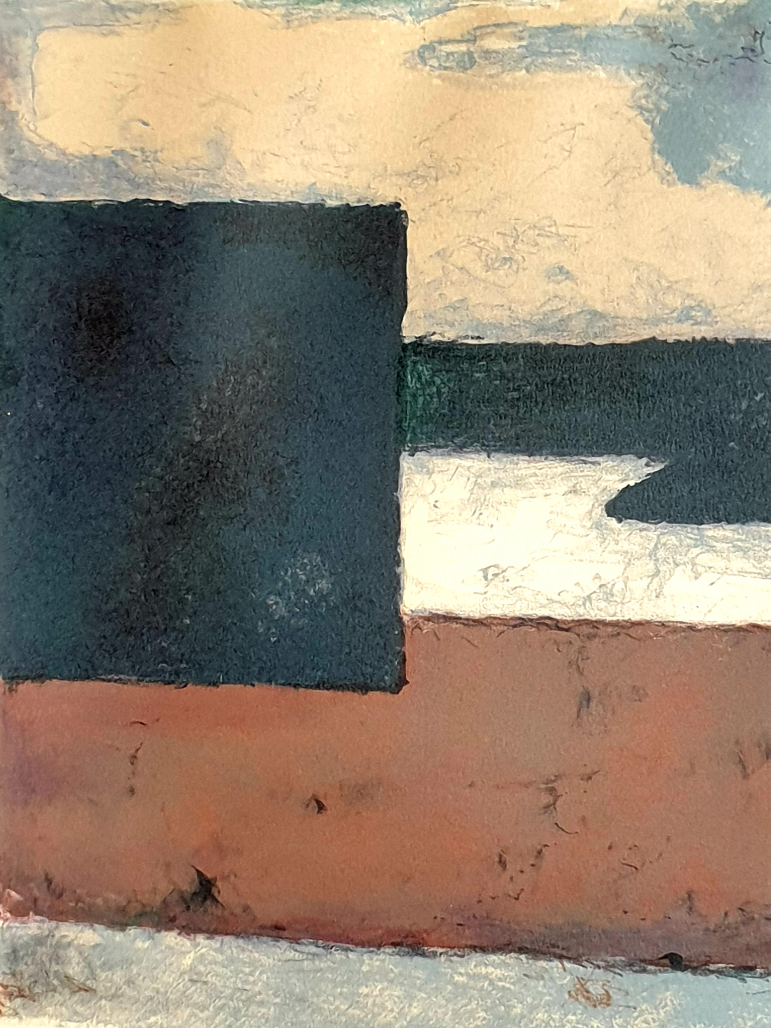 Mid-Century Danish Colour-Field Cubist House in a Landscape. 2
