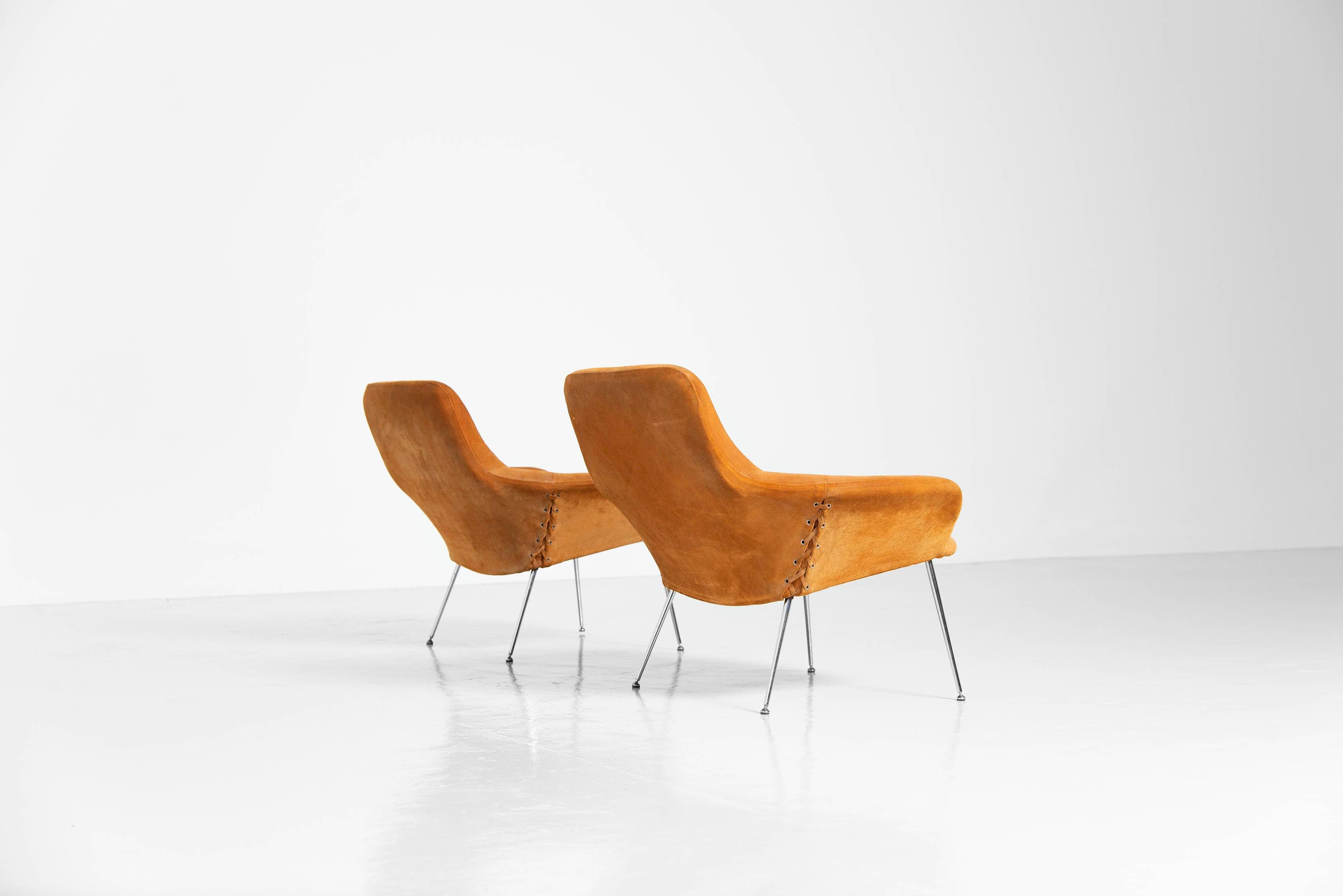 Danish Poul Norreklit 620/1 Lounge Chairs Denmark, 1959