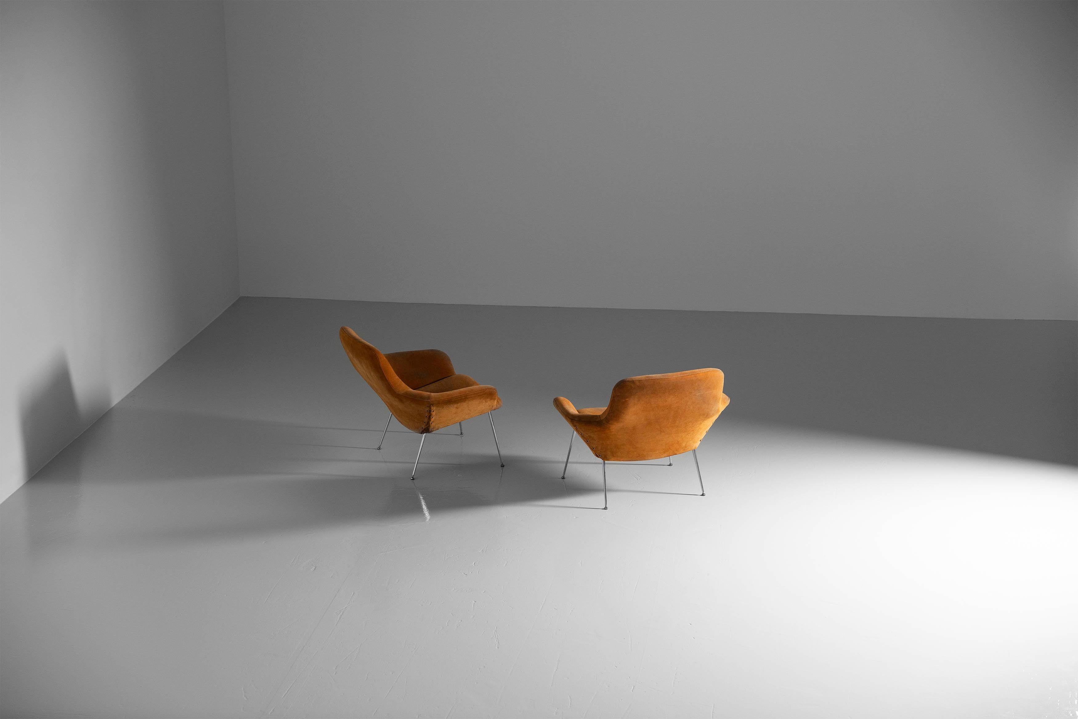 Poul Norreklit 620/1 Lounge Chairs Denmark, 1959 2