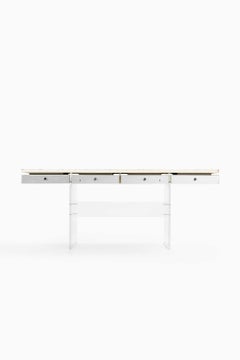 Poul Nørreklit Desk in Lacquer & Plexiglass by Sigurd Hansens Møbelfabrik, 1960s