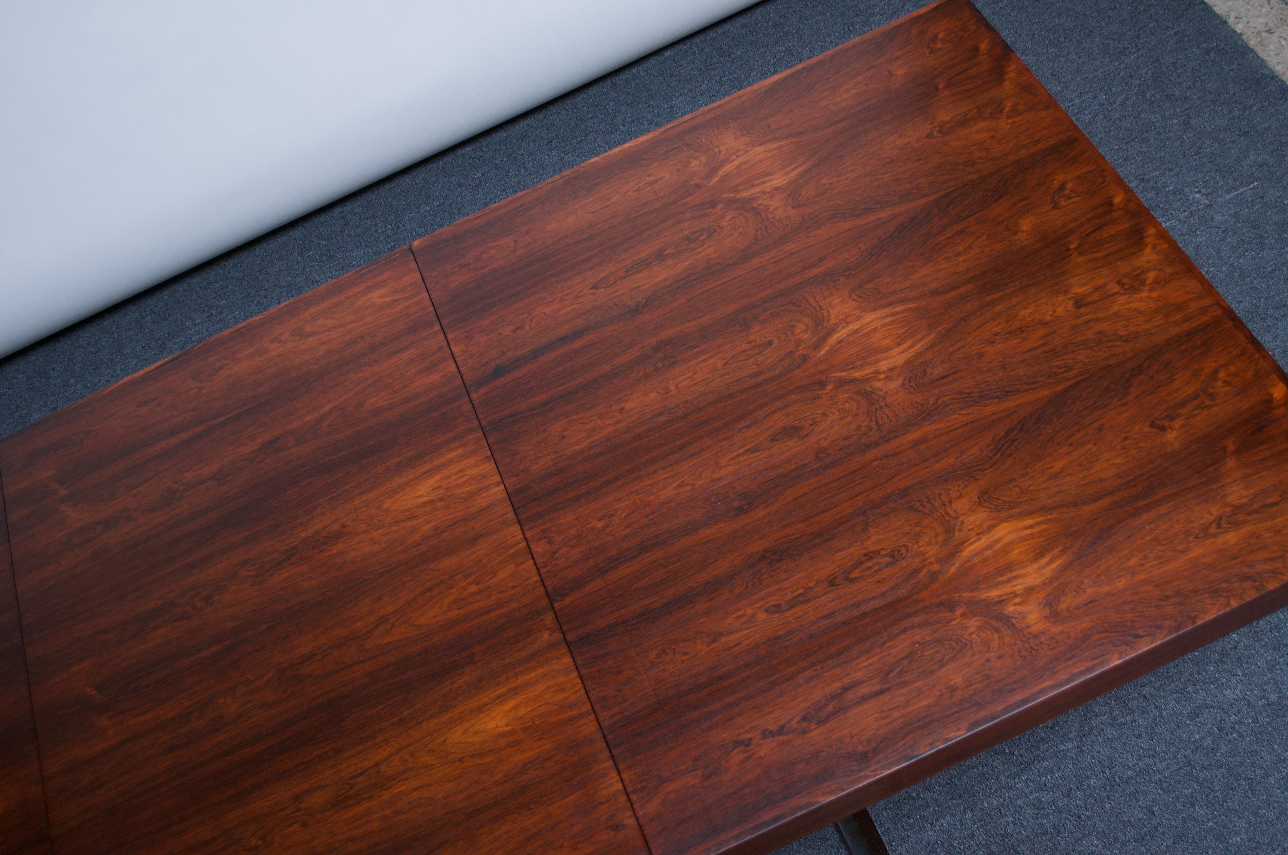 Poul Nørreklit Low Rosewood Extension Table for Georg Petersens 3