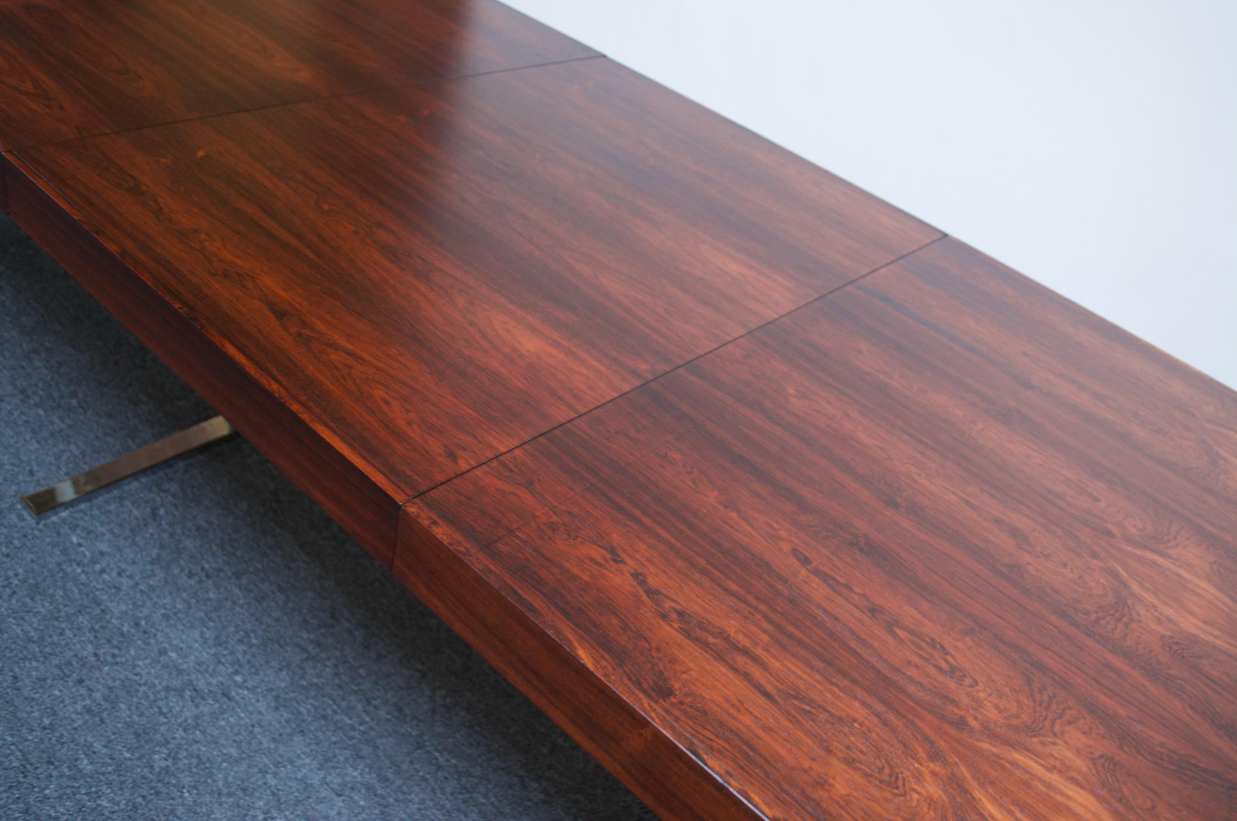 Poul Nørreklit Low Rosewood Extension Table for Georg Petersens 6