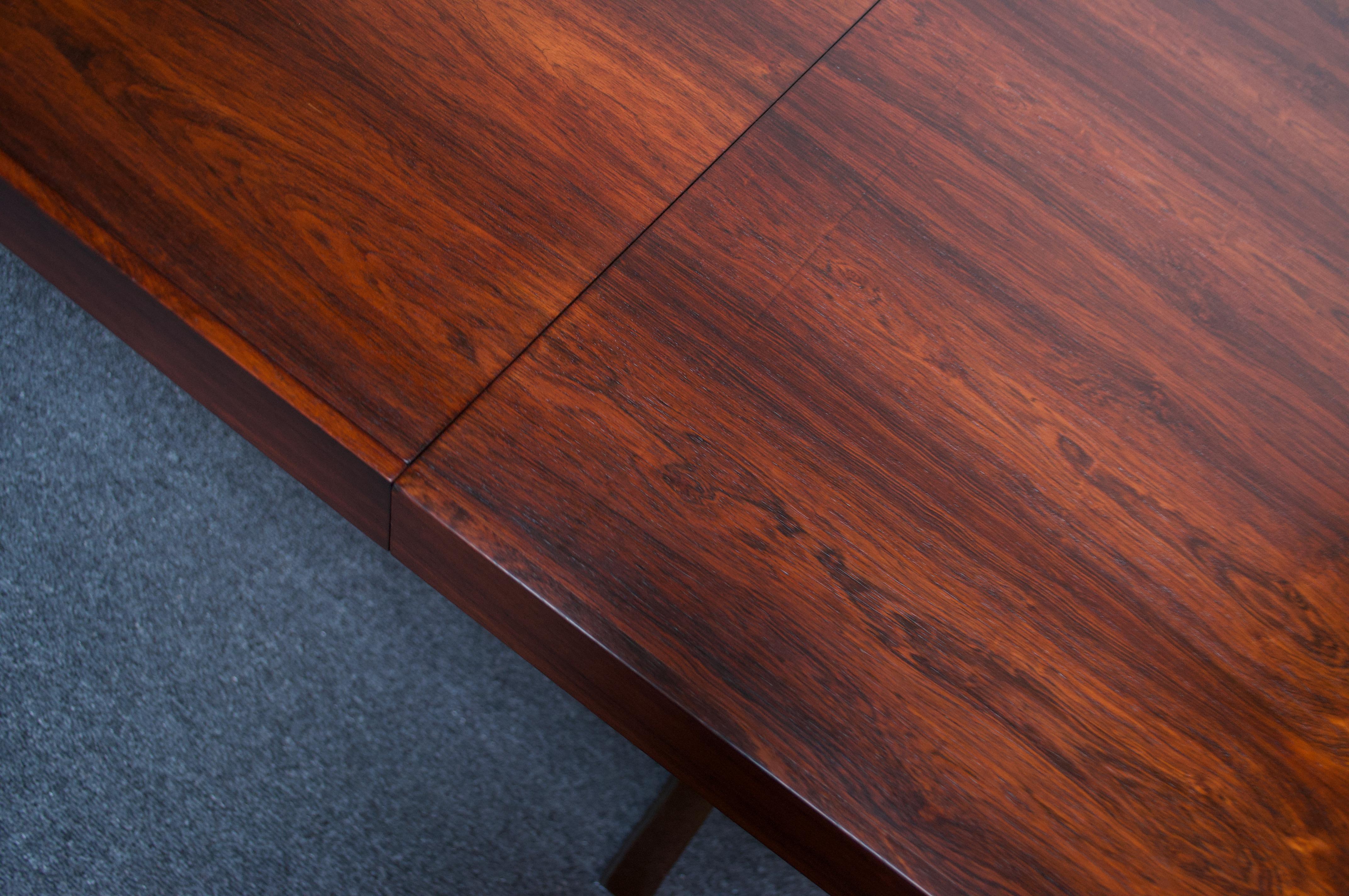 Poul Nørreklit Low Rosewood Extension Table for Georg Petersens 8