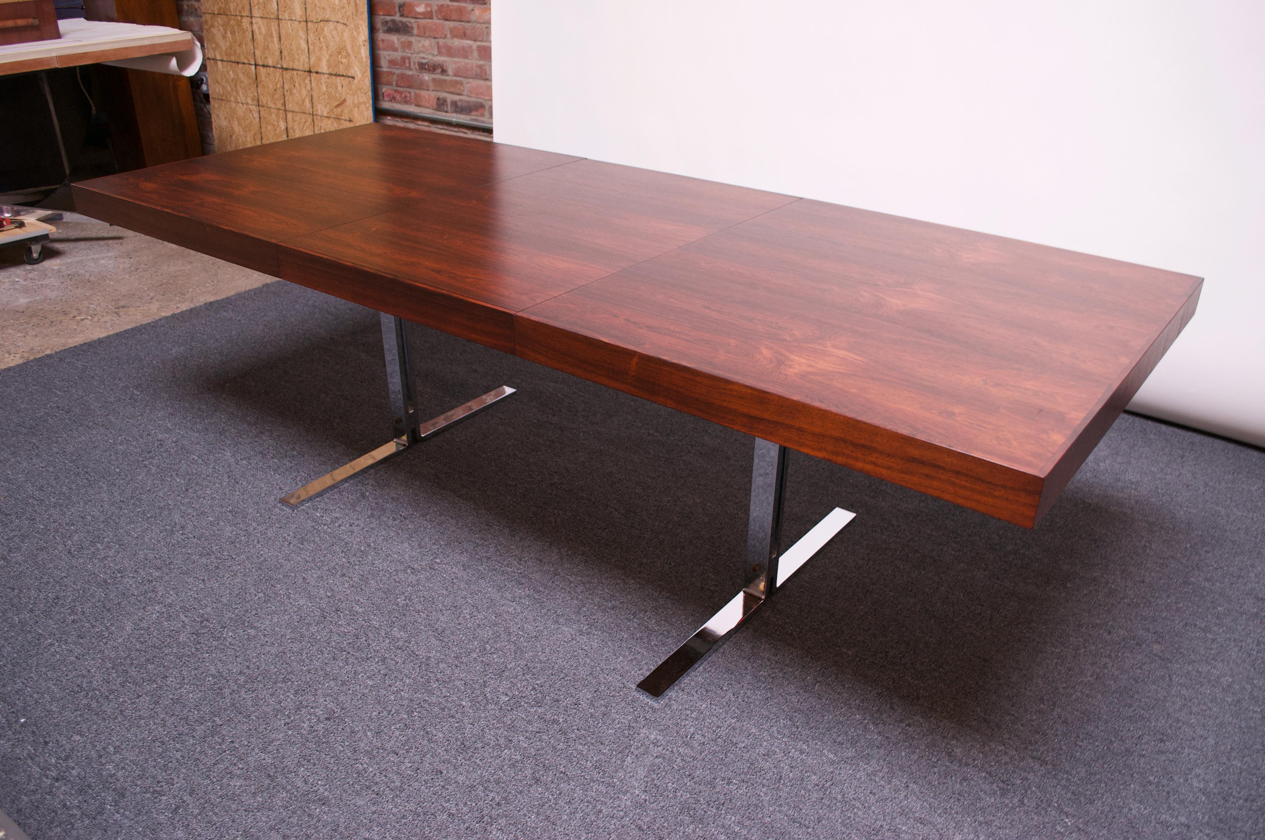 Poul Nørreklit Low Rosewood Extension Table for Georg Petersens 1