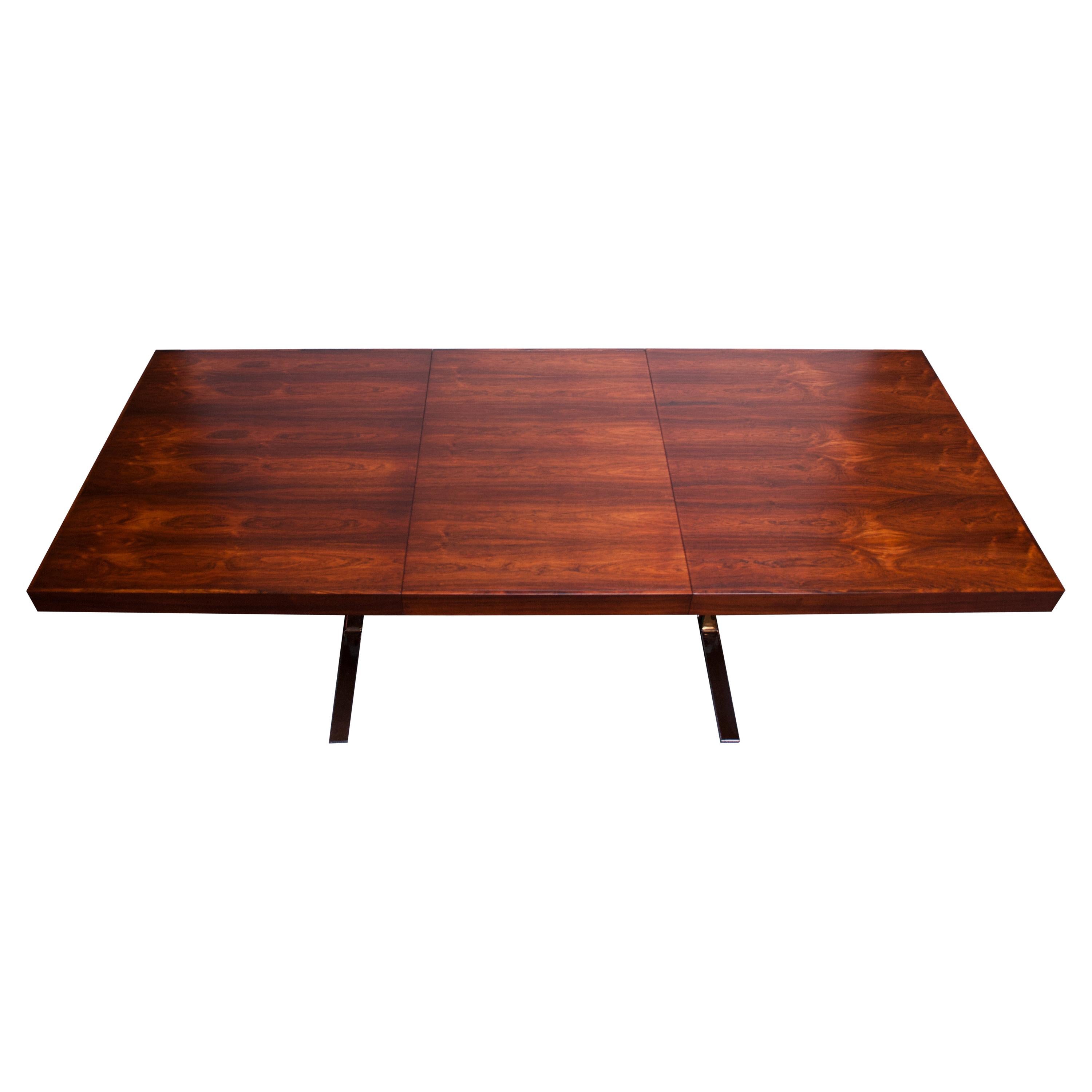 Poul Nørreklit Low Rosewood Extension Table for Georg Petersens