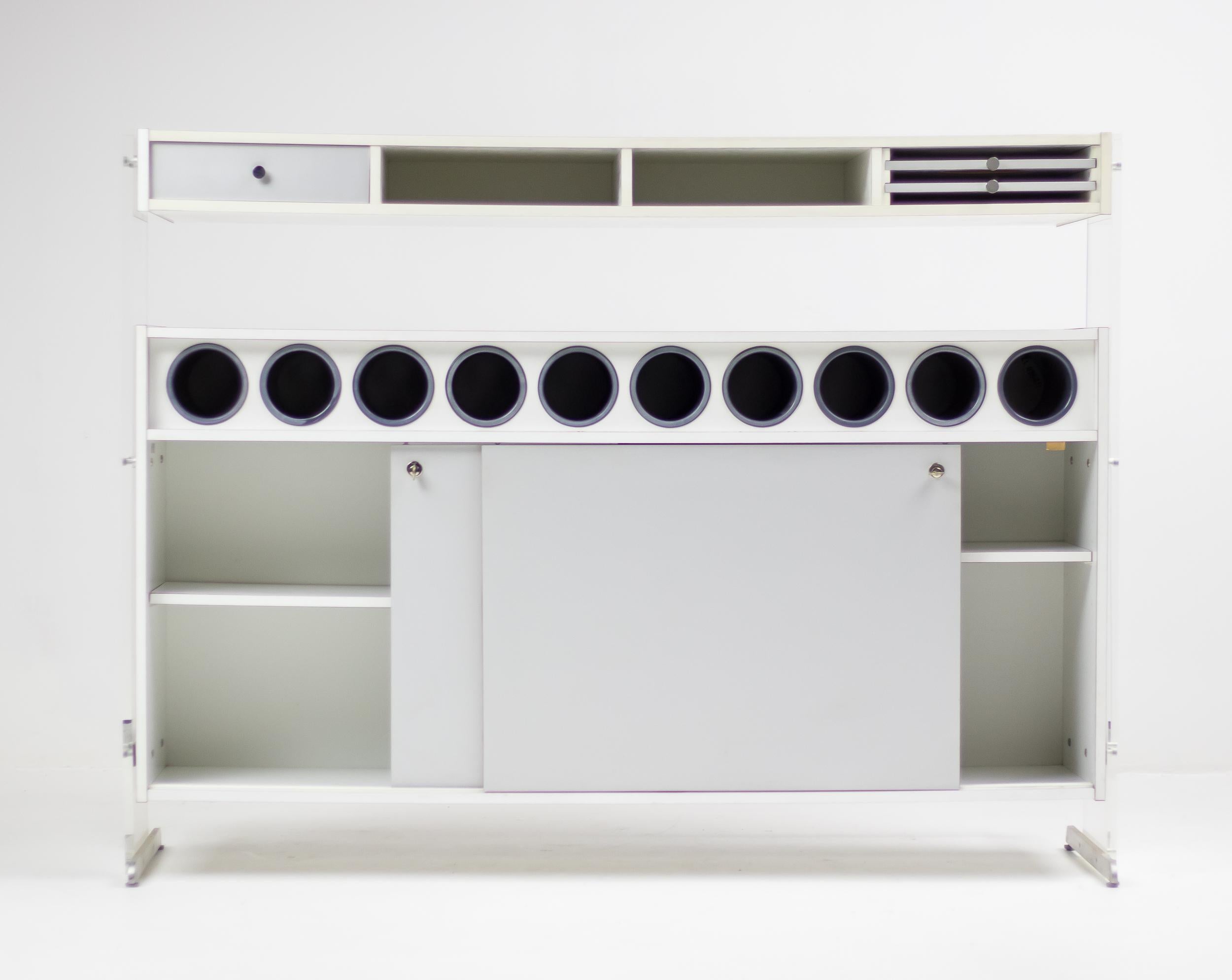 Late 20th Century Poul Nørreklit Plexiglass Dry Bar For Sale