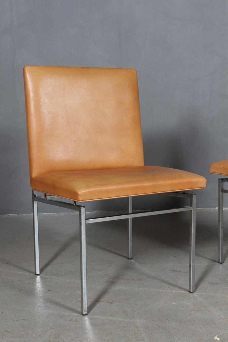 Scandinavian Modern Poul Nørreklit Set of Chairs For Sale