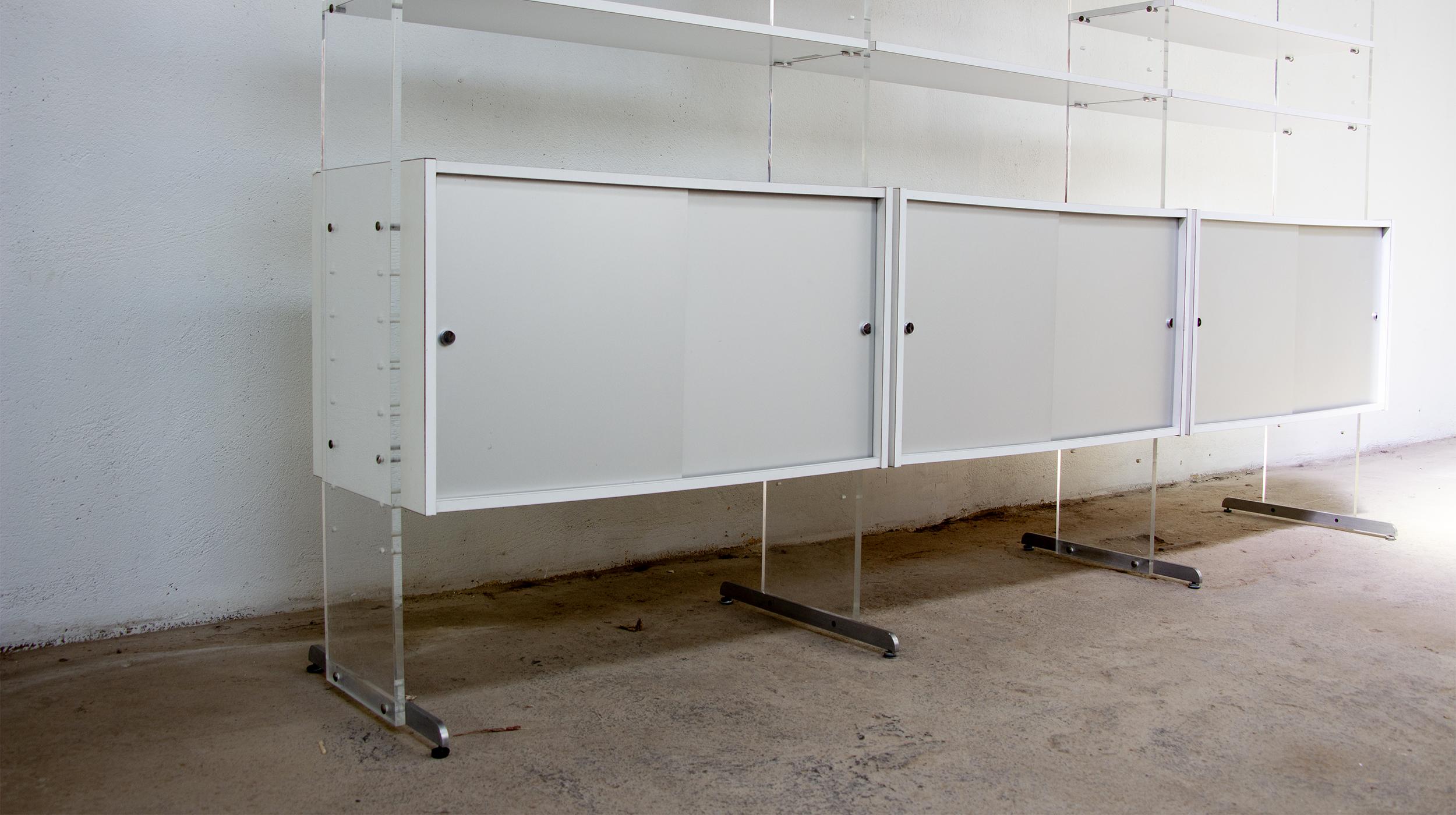 Poul Nørreklit wall unit for Georg Petersens In Good Condition In LYON, FR