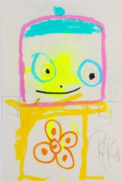 Poul Pava, opera d'arte contemporanea in acrilico a tecnica mista proveniente dalla Danimarca