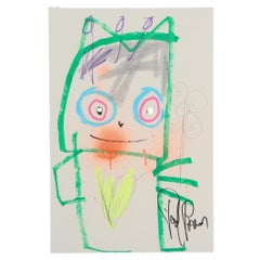 Poul Pava Zeitgenössisches Mischtechnik-Acryl-Kunstwerk aus Dänemark