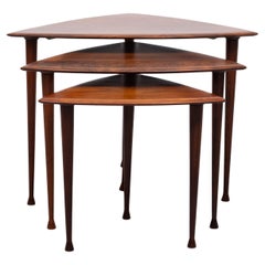 Poul Thorsbjerg Jensen triangle nesting tables 1950s