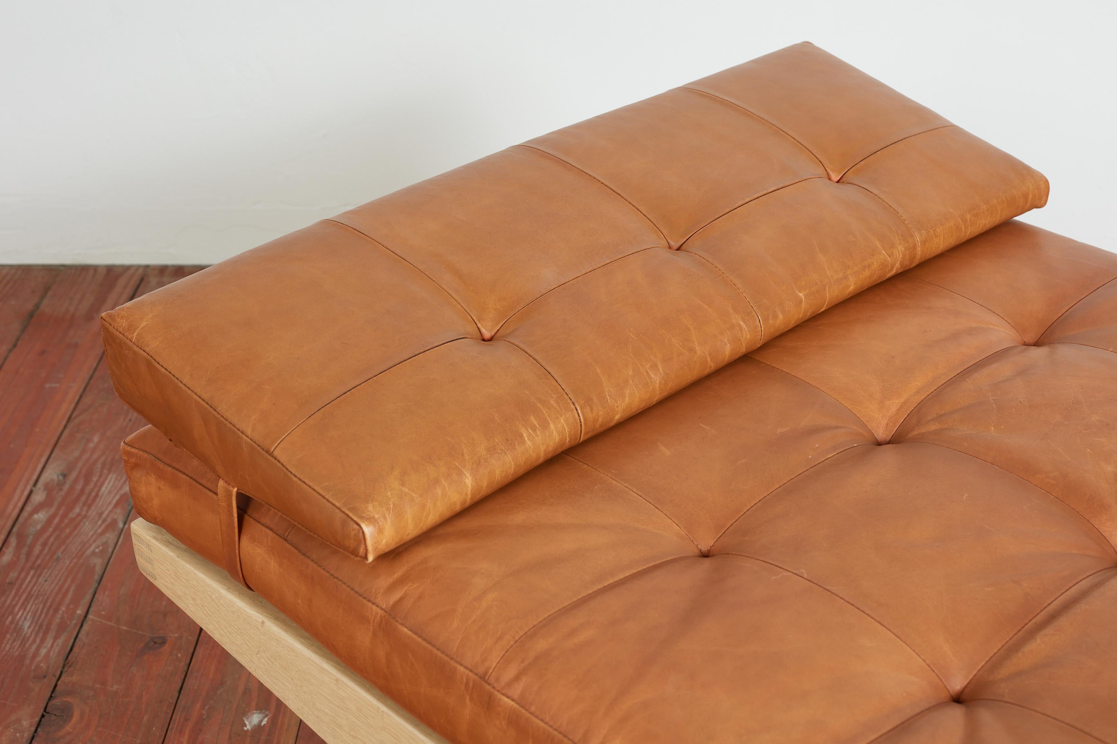 Leather Poul Volther Daybed For Sale
