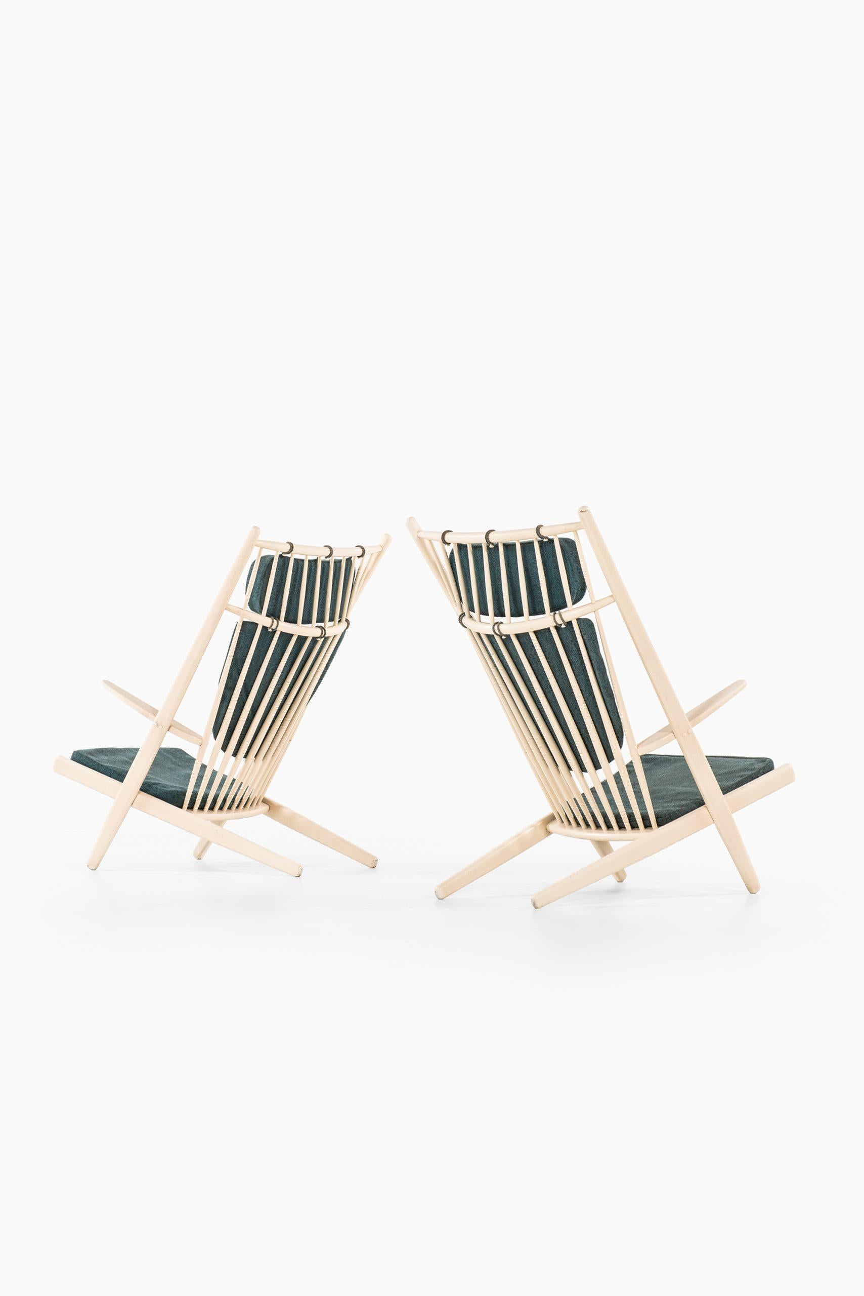 Mid-20th Century Poul Volther Easy Chairs Model Goliat Produced by Gemla in Sweden For Sale