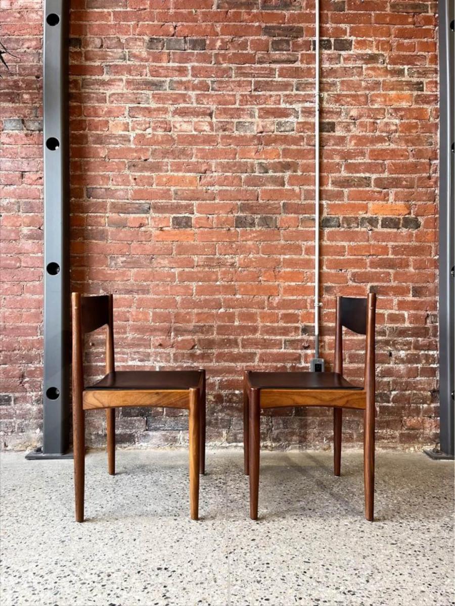 Poul Volther for Frem Røjle dining chairs In Excellent Condition For Sale In Victoria, BC