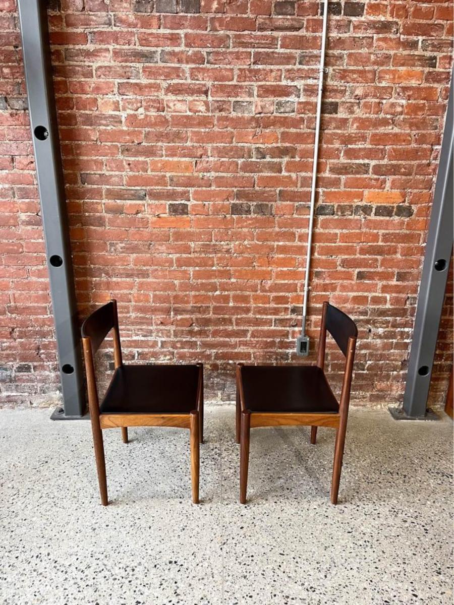 Mid-20th Century Poul Volther for Frem Røjle dining chairs For Sale