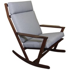 Poul Volther for Frem Rojle 1960s Teak Rocking Chair