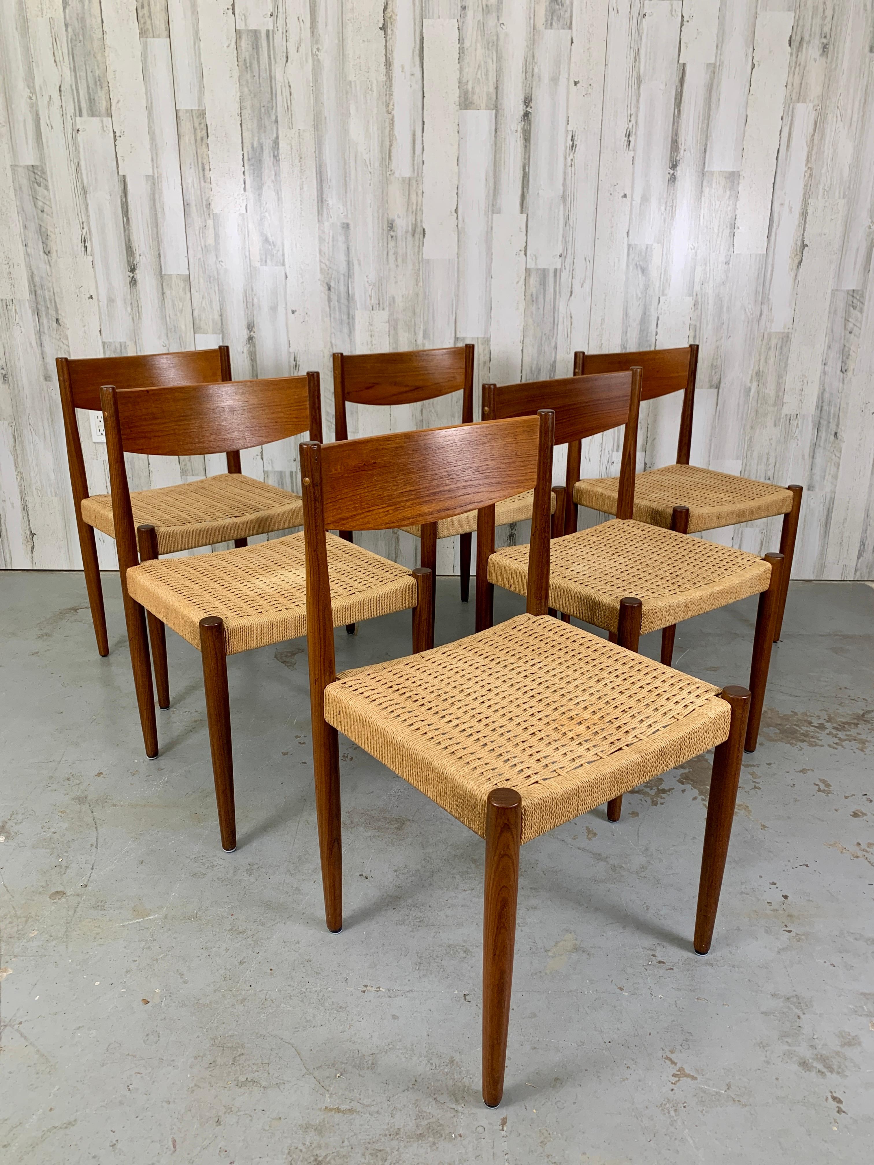 Poul Volther for Frem Rojle Dining Chairs 3