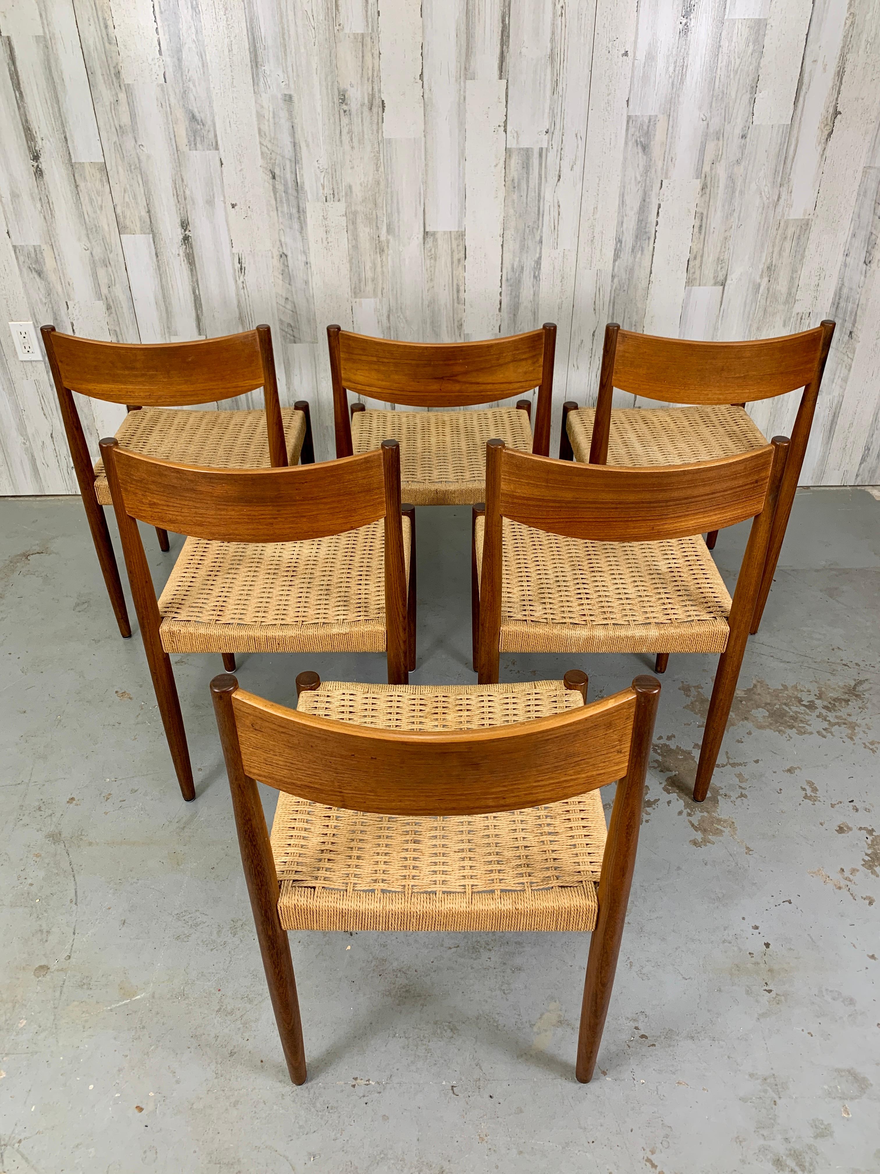 Poul Volther for Frem Rojle Dining Chairs 4