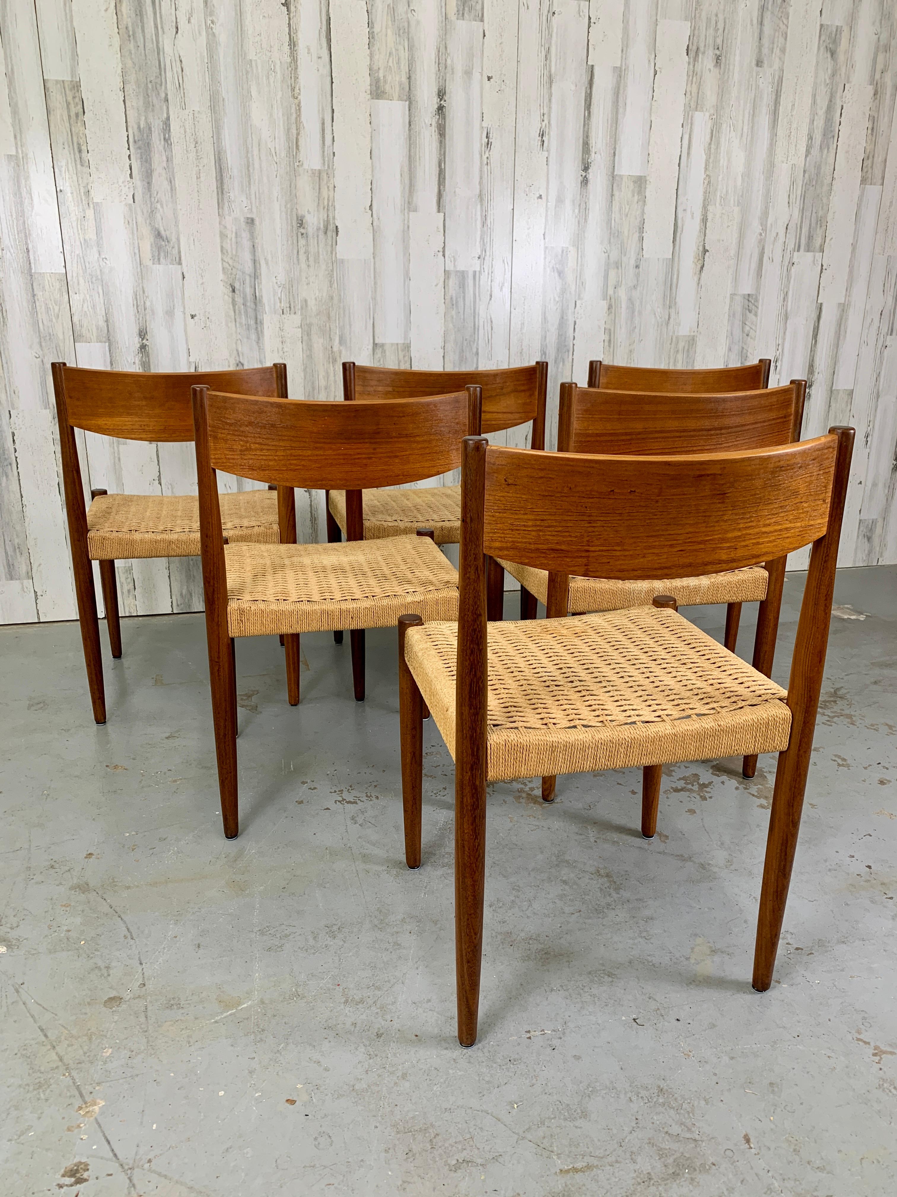 Poul Volther for Frem Rojle Dining Chairs 5