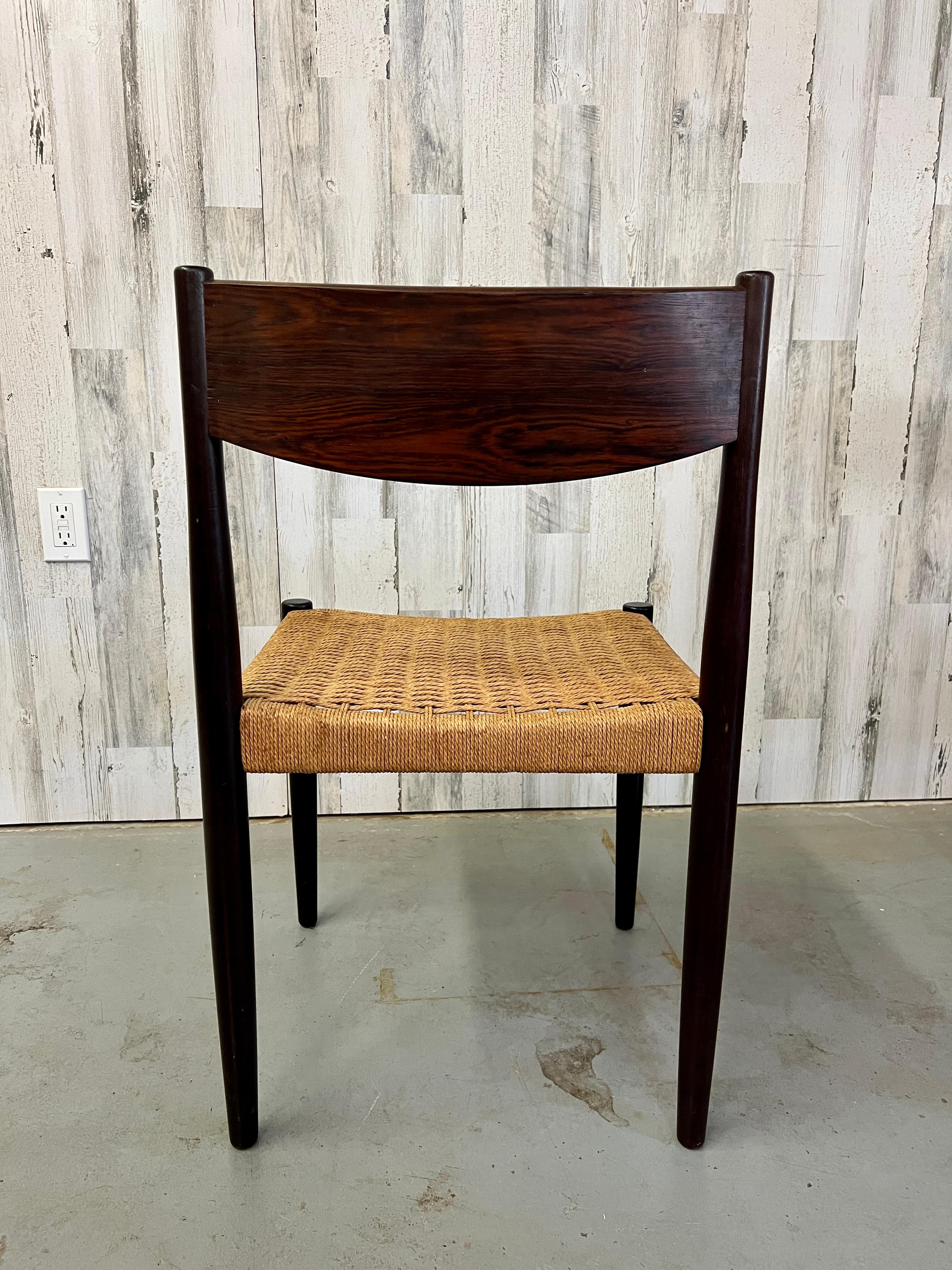 Poul Volther for Frem Rojle Rosewood Dining Chairs Set of Eight 6