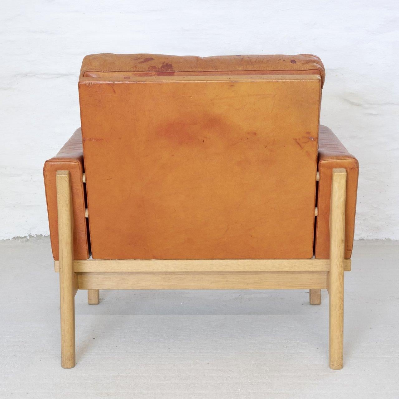 Mid-20th Century Poul Volther Lounge Chair by Erik Jørgensen, 1960s Denmark For Sale