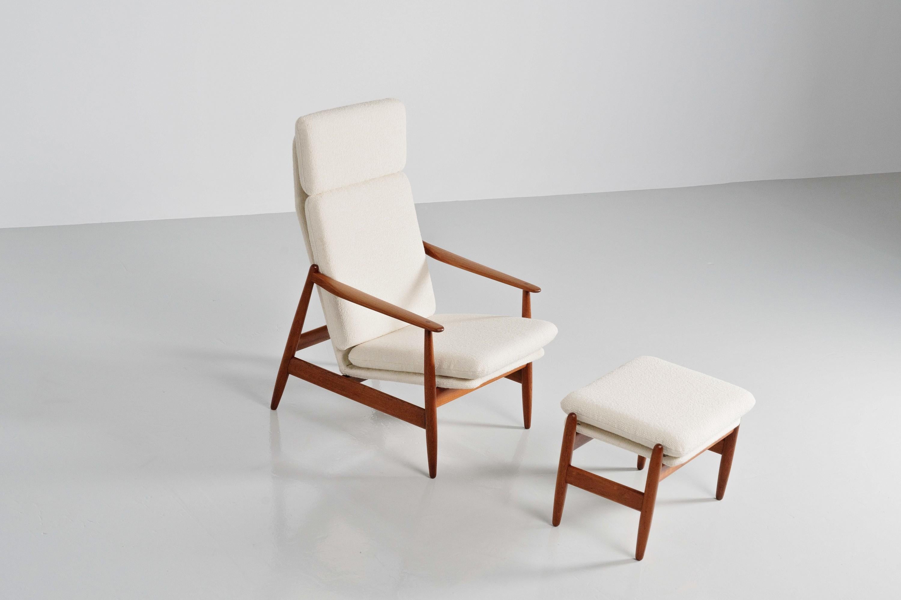 Scandinavian Modern Poul Volther Lounge Chair by Frem Rojle, Denmark, 1960
