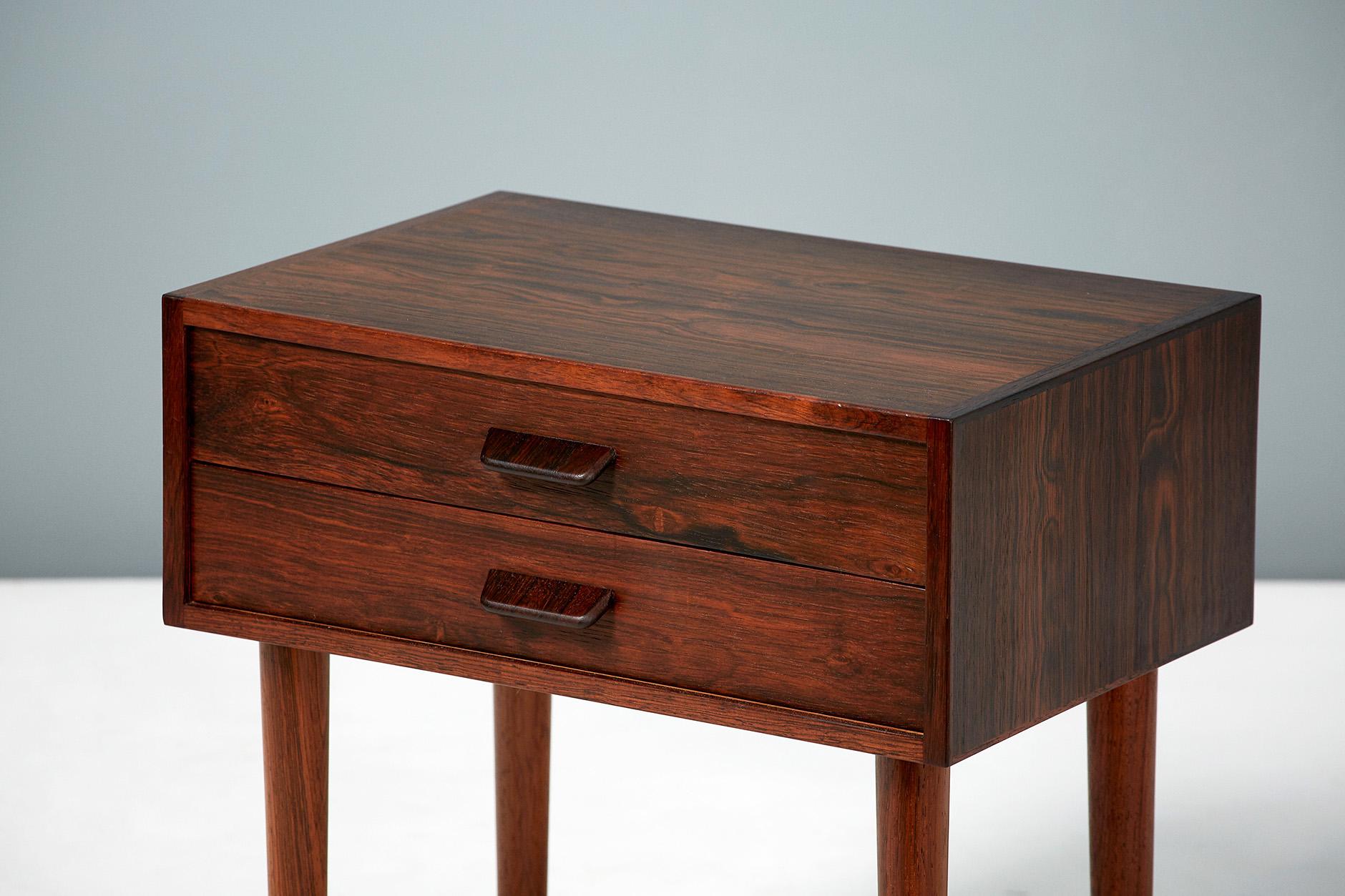 Danish Poul Volther Rosewood Bedside Cabinet, circa 1960