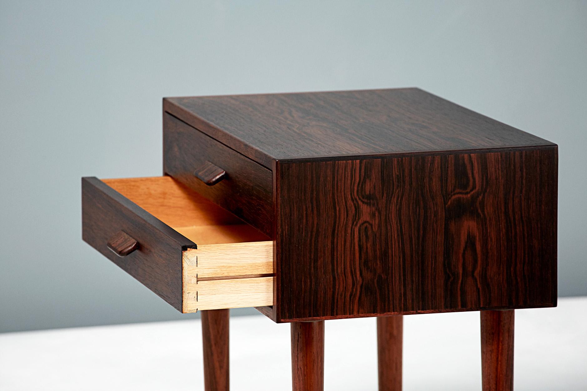 Mid-20th Century Poul Volther Rosewood Bedside Cabinet, circa 1960