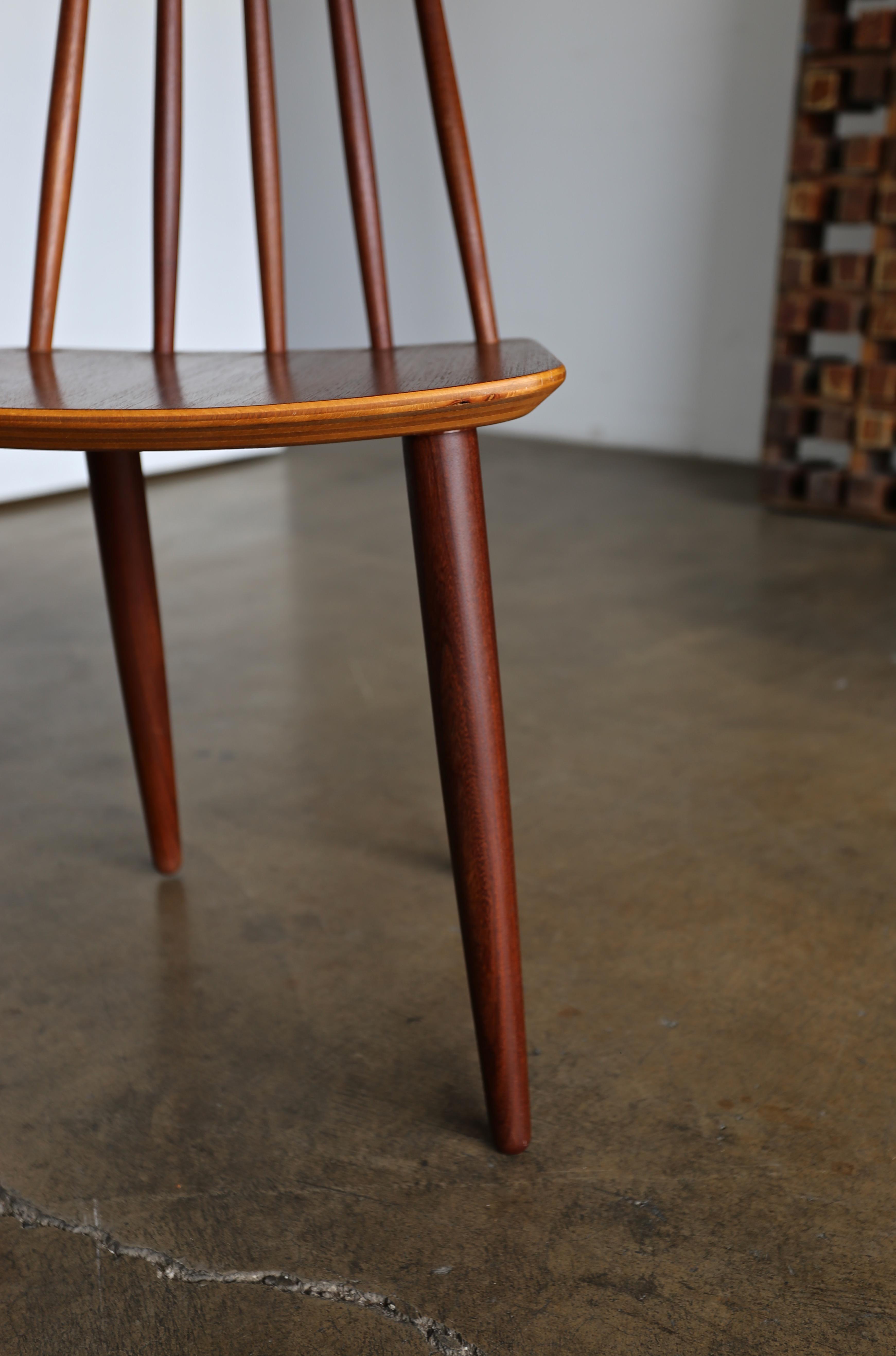 Poul Volther Spindle Back Chair for Frem Rojle, circa 1960 5