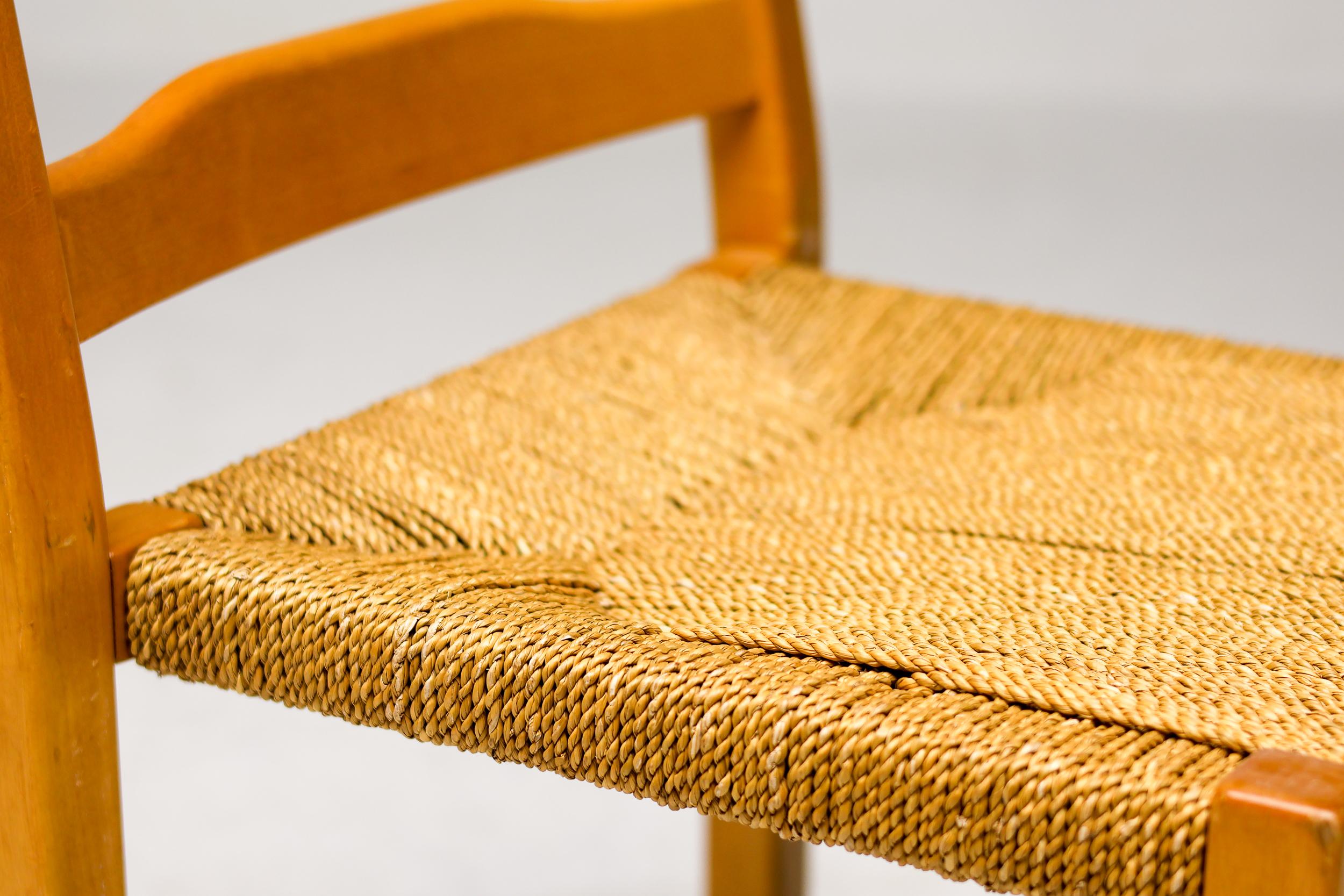 Poul Volther Stacking Chairs Gemla Sweden in Ash Scandinavian Mid Century Modern For Sale 6