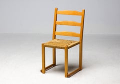 Poul Volther Stapelstühle Gemla Schweden in Esche Skandinavisch Mid Century Modern