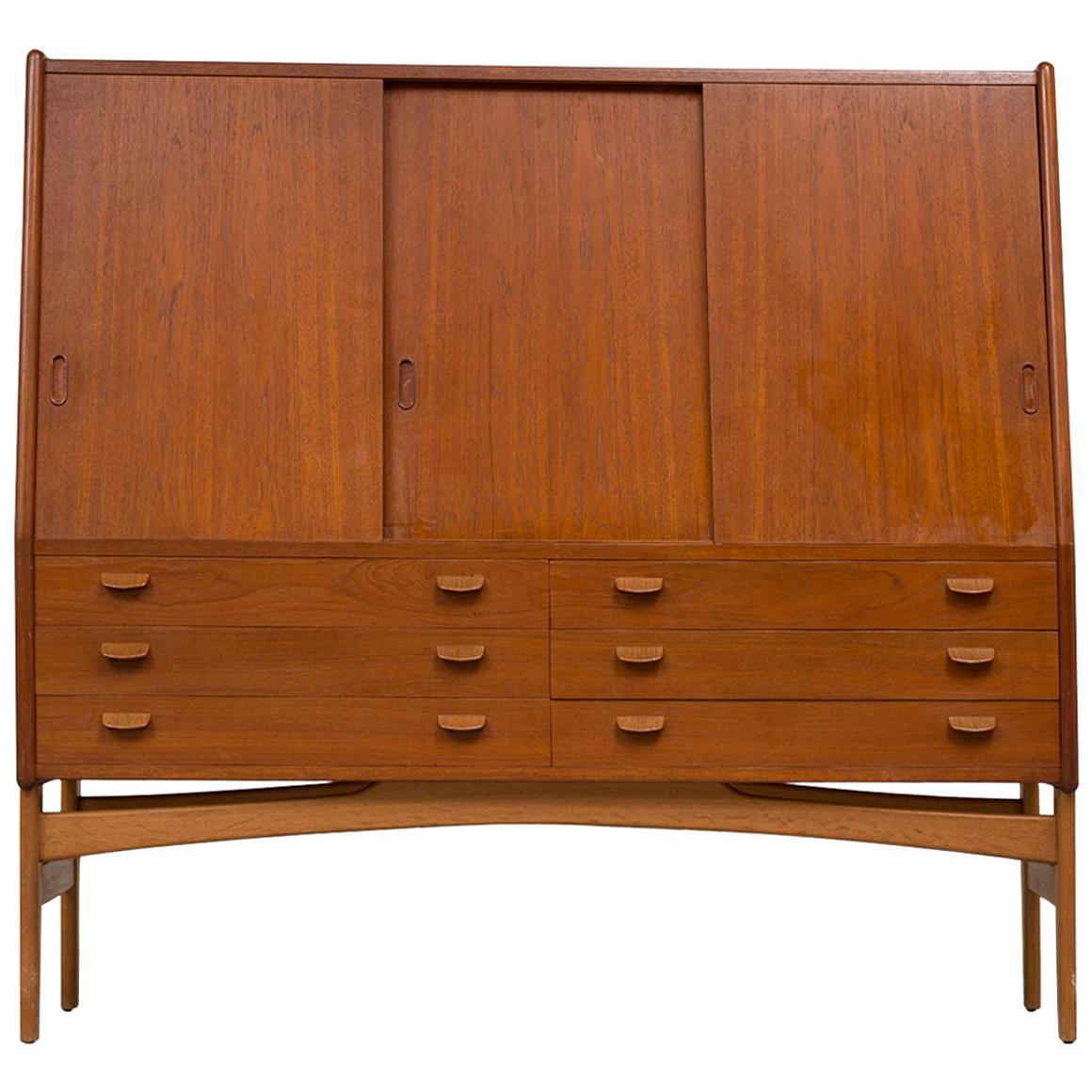 Poul Volther Tall Teak Cabinet
