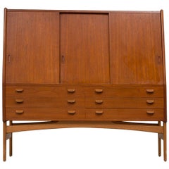 Poul Volther Tall Teak Cabinet