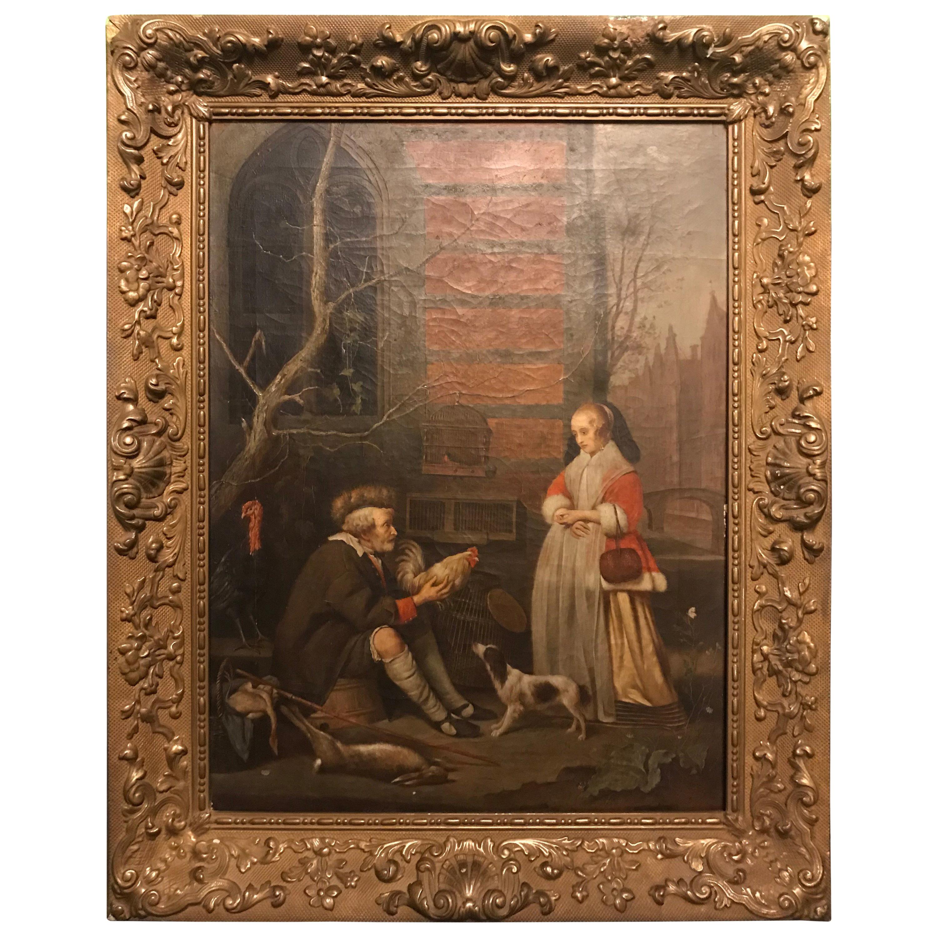 Ölgemälde in feiner Qualität von Gabriel Metsu Netherland, Verkäufer, 1870