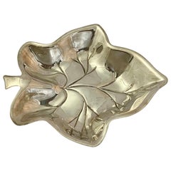 Pour Le Bain-Silver Plat à feuilles de chêne anglais