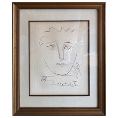 "Pour Robie" Lithograph by Pablo Picasso