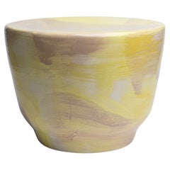 Poussin 08 Hocker aus glasiertem Steingut von Pascale Girardin