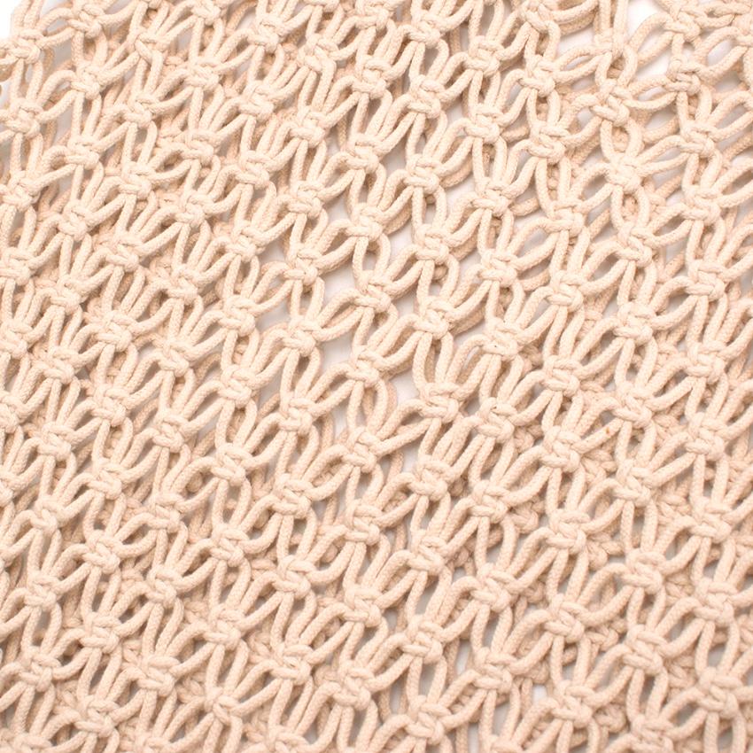 Poustovit Sand Crochet Dress - Size S In New Condition In London, GB