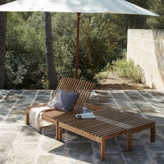 Povl B. Eskildsen Outdoor 'Riviera' Lounge Chair in Teak for Skagerak