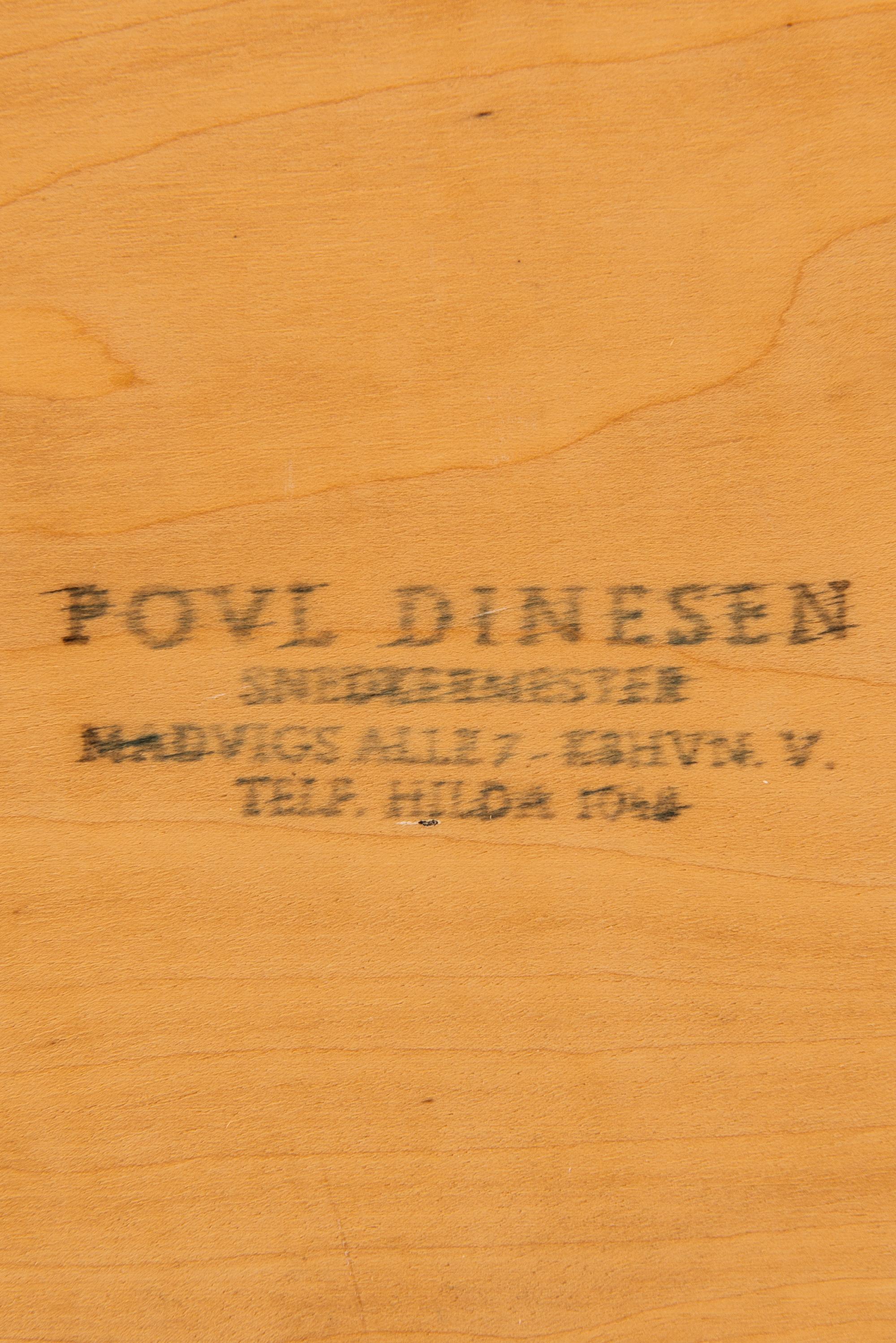 Povl Dinesen Dining Table Model PD 700 by Povl Dinesen in Denmark 2
